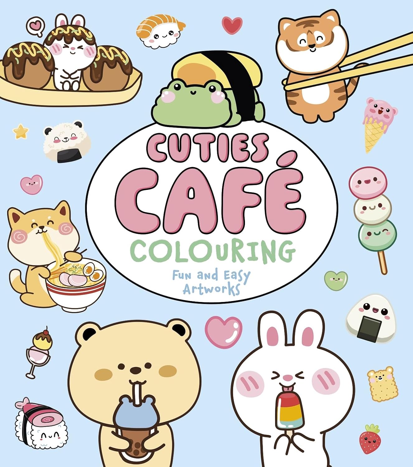 Cuties Café Colouring: Fun and Easy Artworks