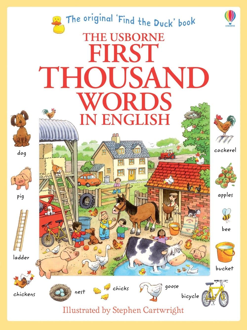 First Thousand Words in English Sticker Book