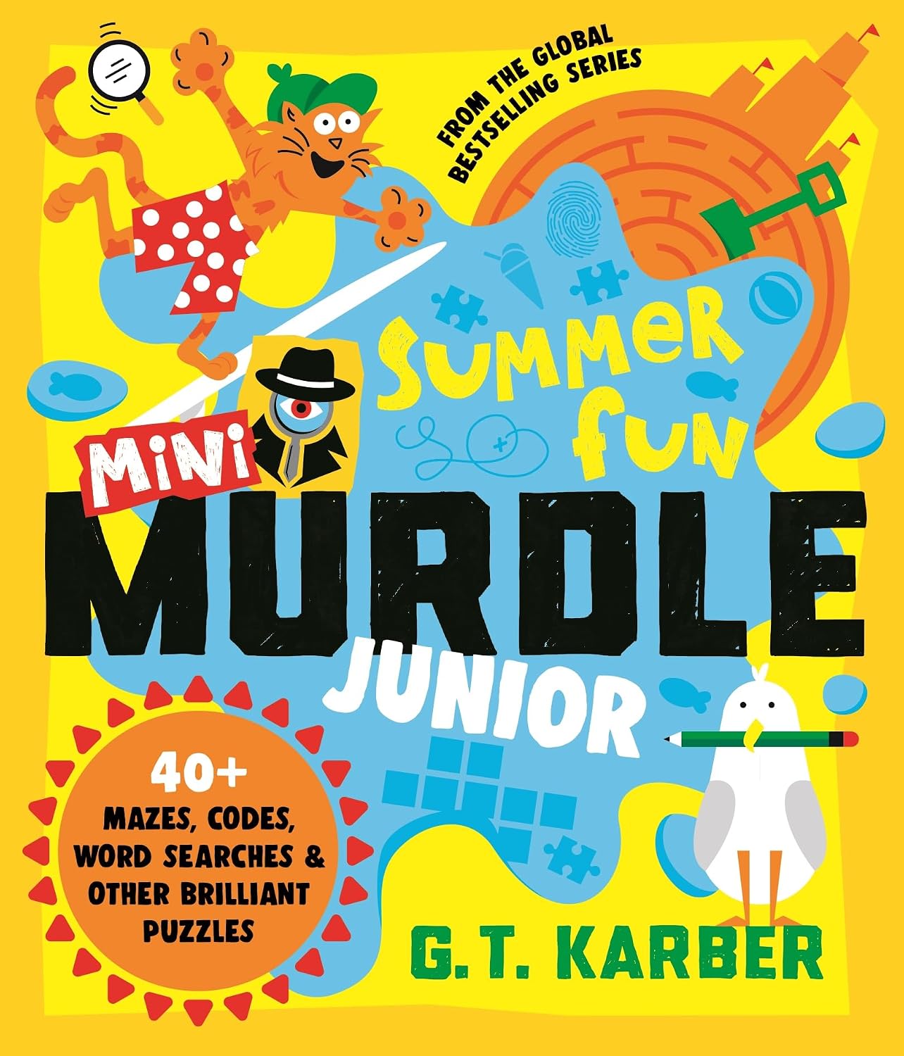 Mini Murdle Junior: Summer Fun: 40+ Mazes, Codes, Wordsearches and Other Brilliant Puzzles