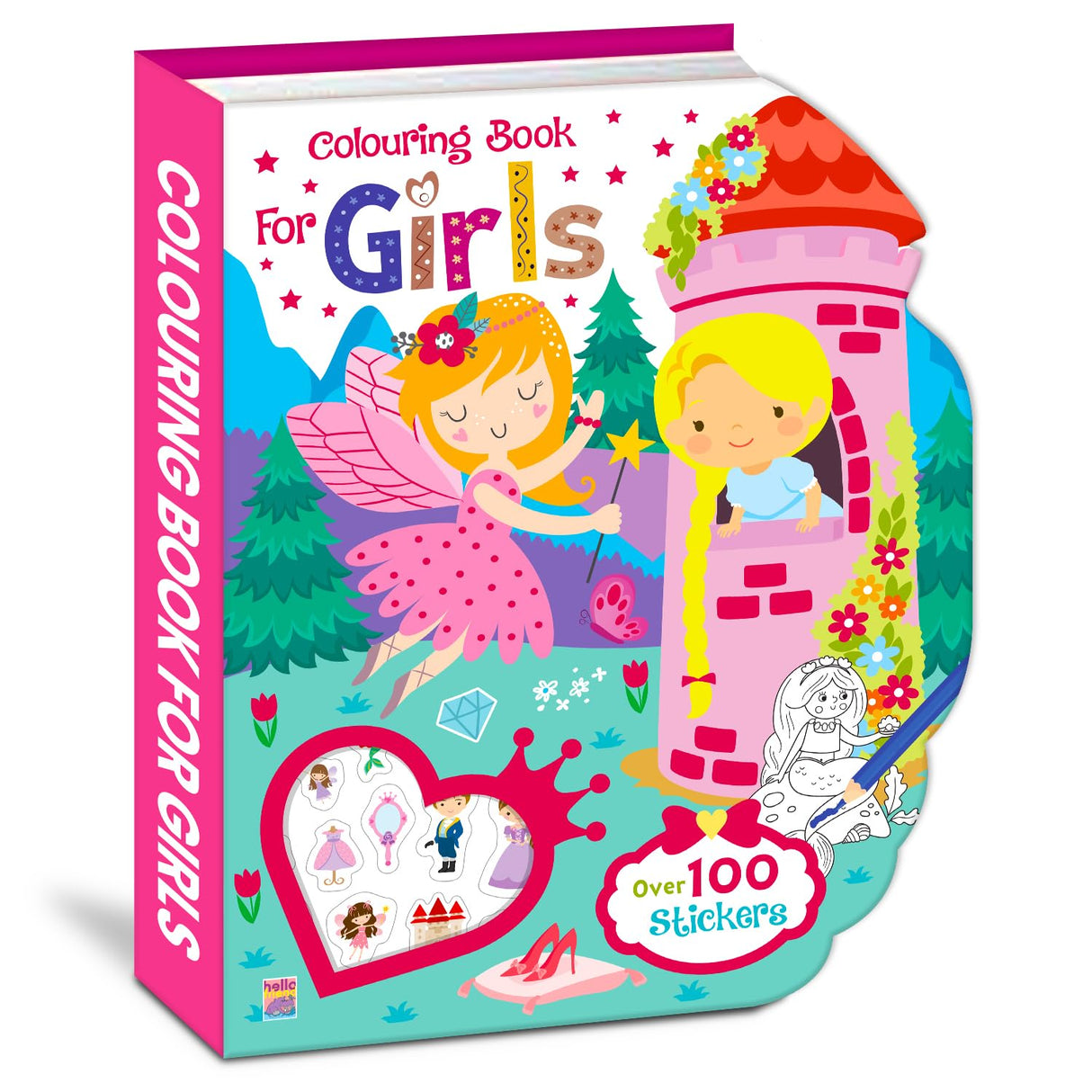 Princess Fun Colouring Sticker Activity Book