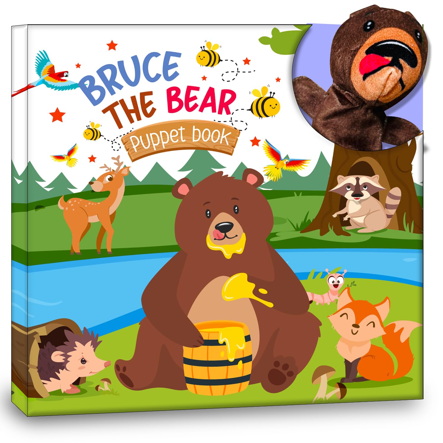 Finger Puppet Board Book: Bruce the Bear