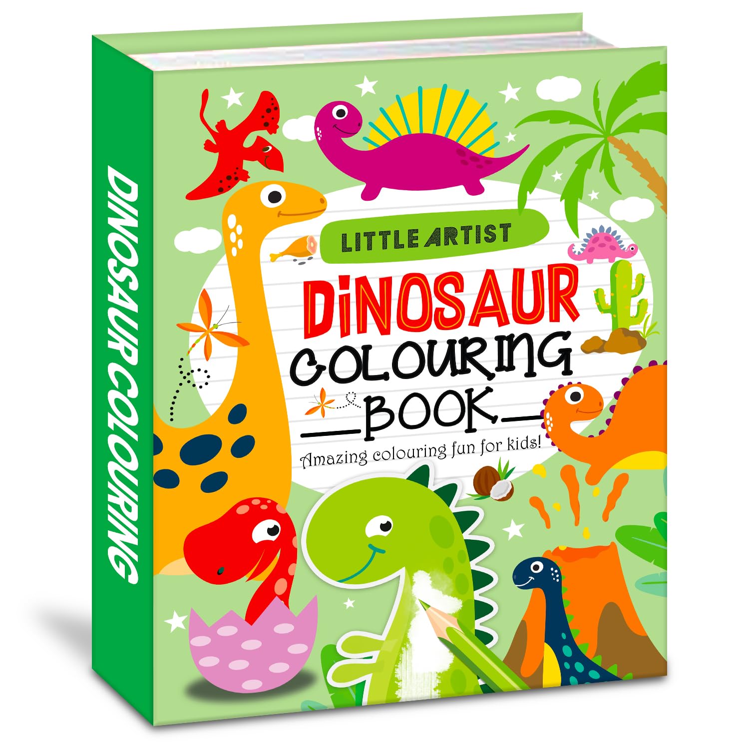 Little Artist Dinosaur Colouring Book