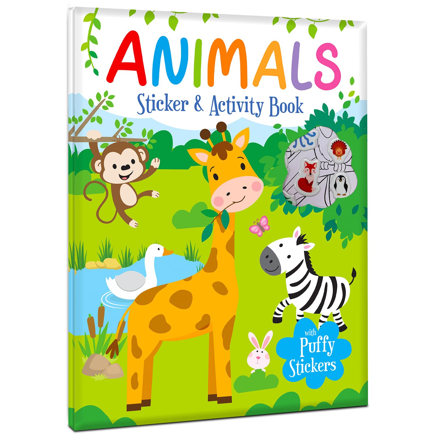 Hello Friend Books Puffy Stickers Activity Book
