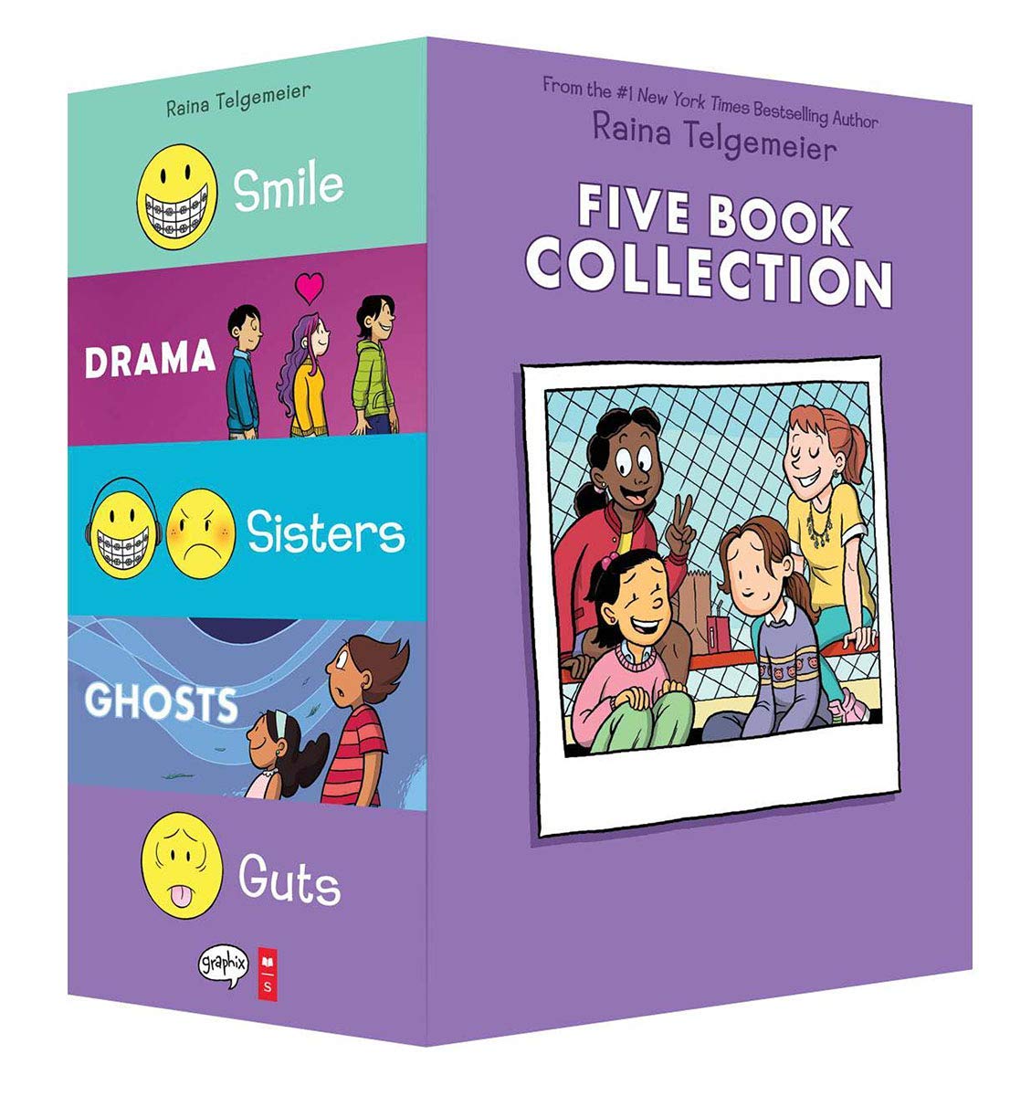Raina Telgemeier Box-set (5 Books)