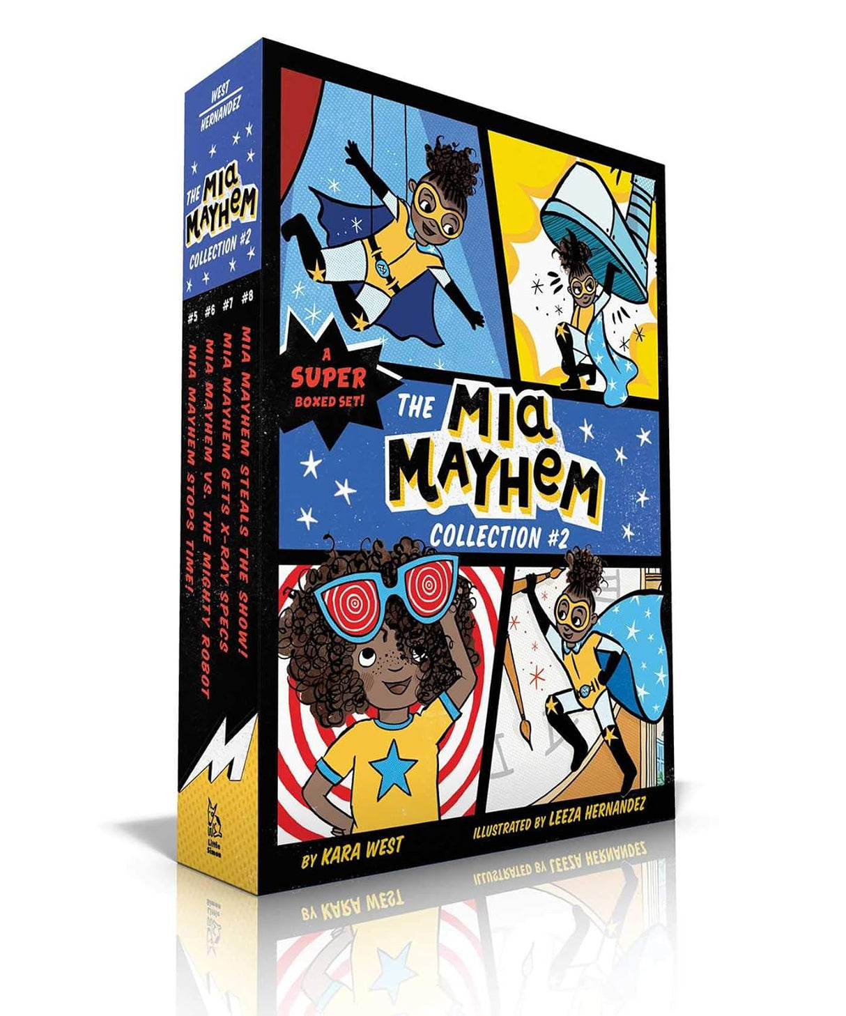 Mia Mayhem Collection #2: Mia Mayhem Stops Time!; Mia Mayhem vs. the Mighty Robot; Mia Mayhem Gets X-Ray Specs; Mia Mayhem Steals the Show!