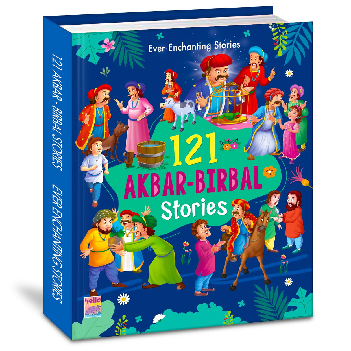 121 Akbar Birbal Stories - Illustrated Story Books for Kids and Childrens - Bedtime Traditional Short Stories with Colourful Pictures in English