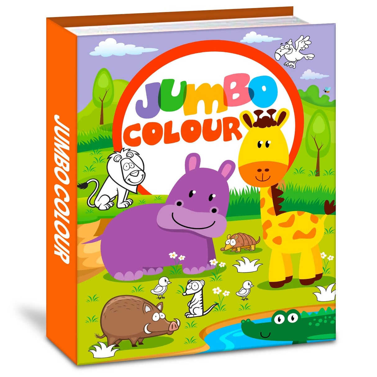 Safari Animals Colouring Book