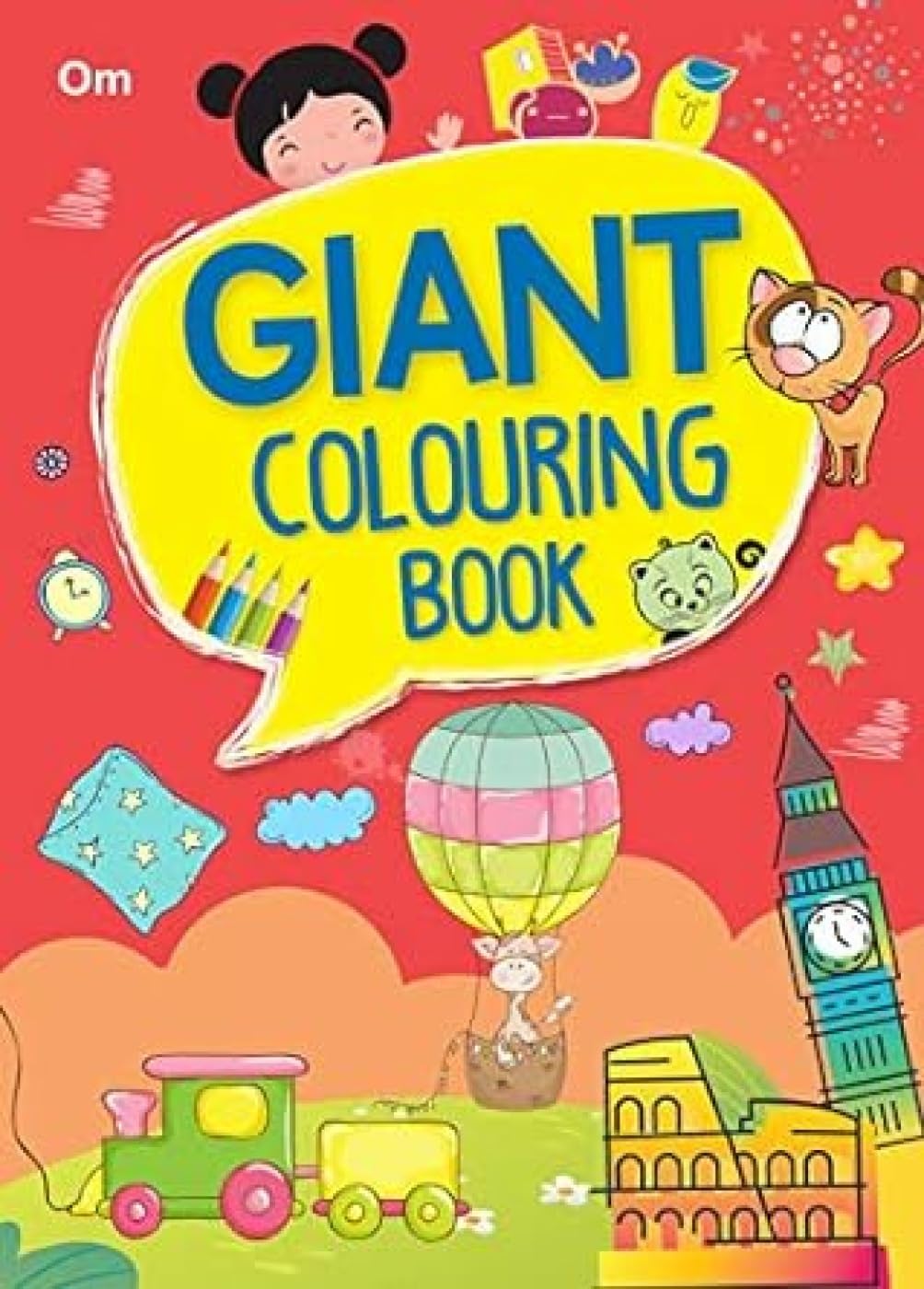 Colouring Book : Giant Colouring Book for Kids