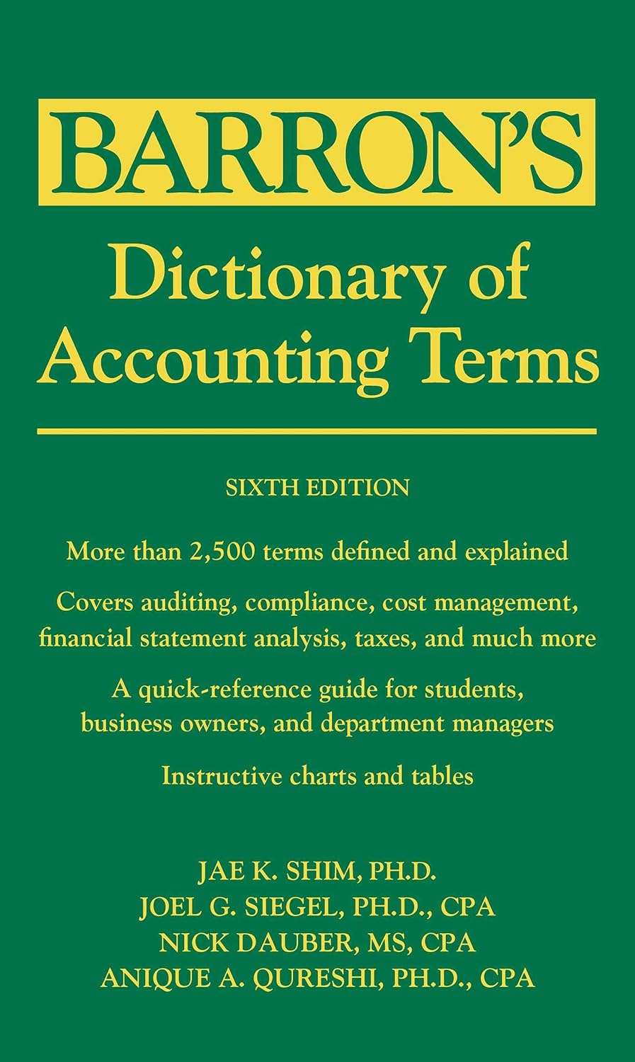 Dictionary of accounting terms