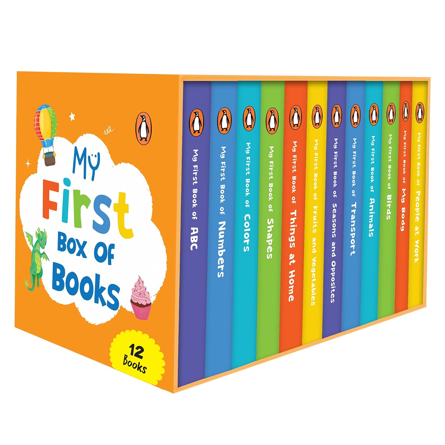 My First Box of Books: Boxset of 12 Board Books for Kids