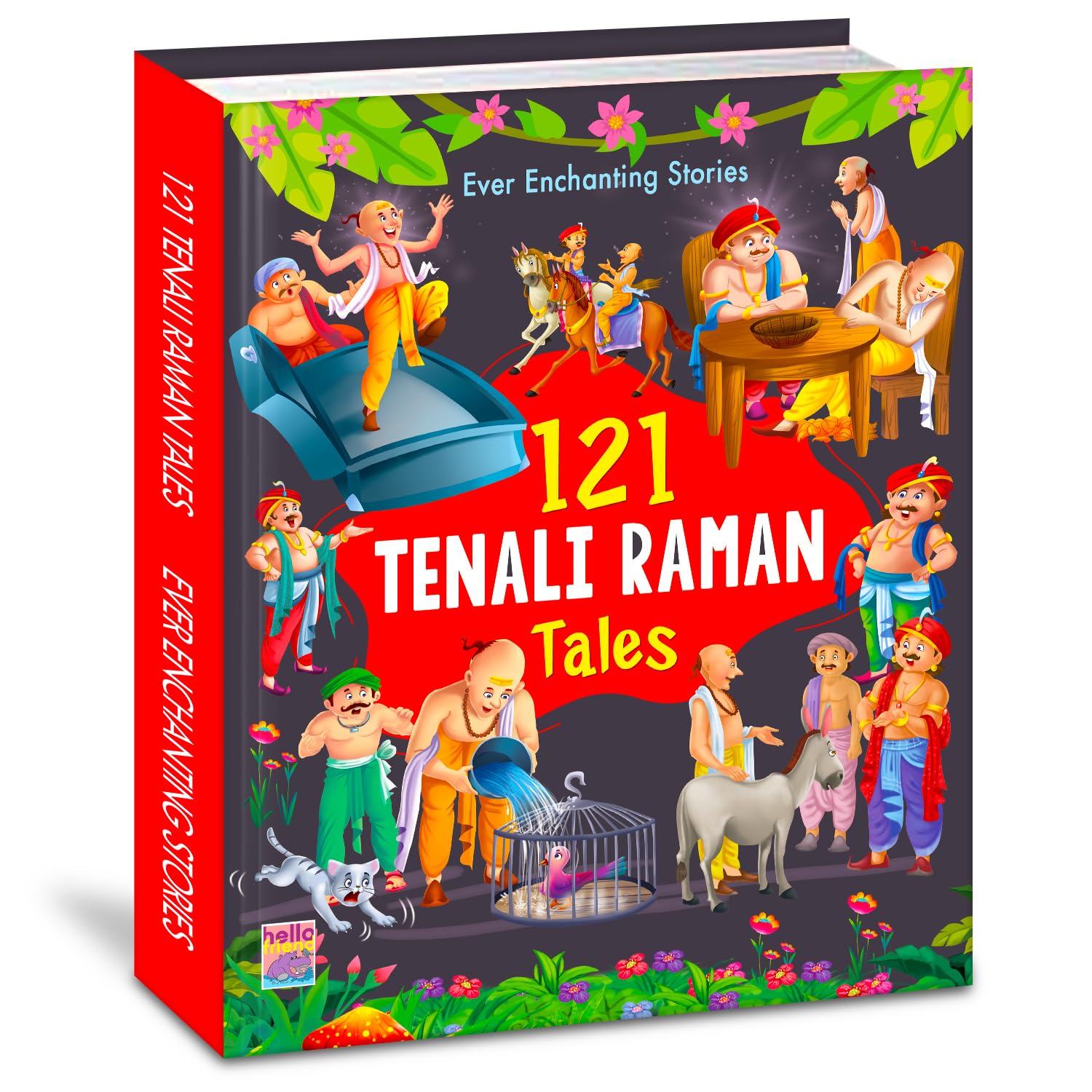 121 Tenali Raman Stories - Illustrated Story Books for Kids and Childrens - Bedtime Traditional Short Stories With Colourful Pictures in English