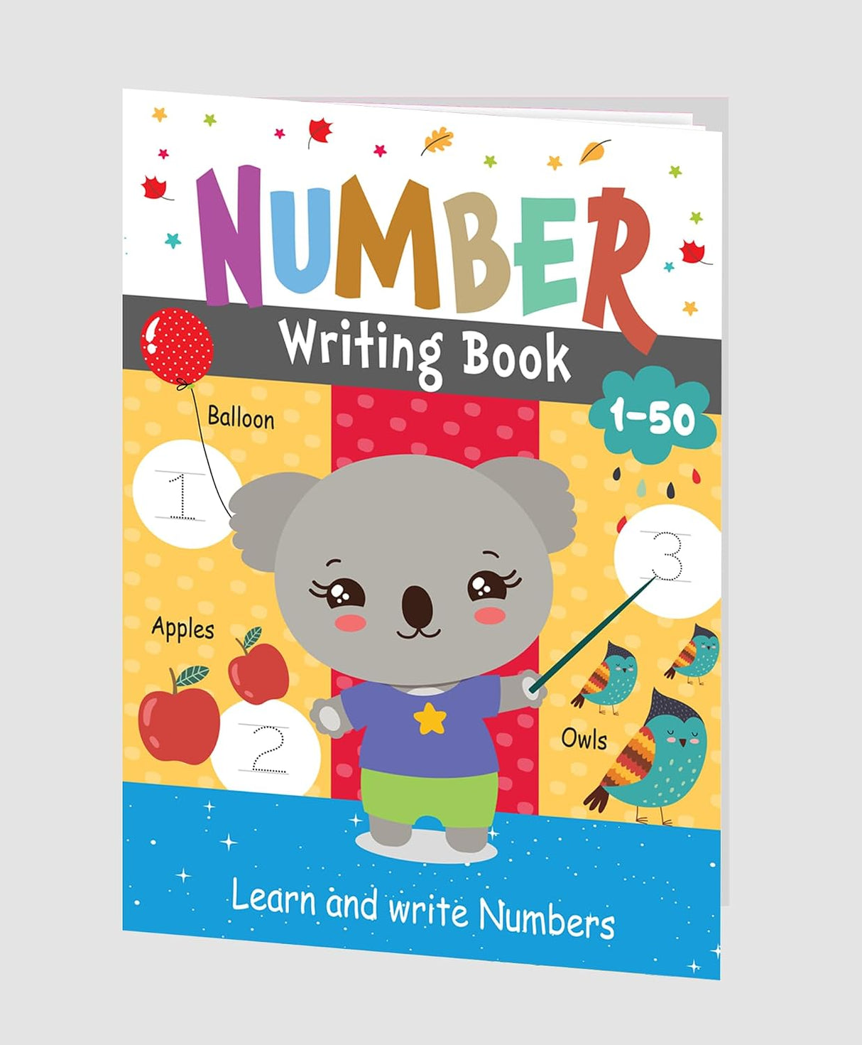 Number Learning: Writing Book 1-50