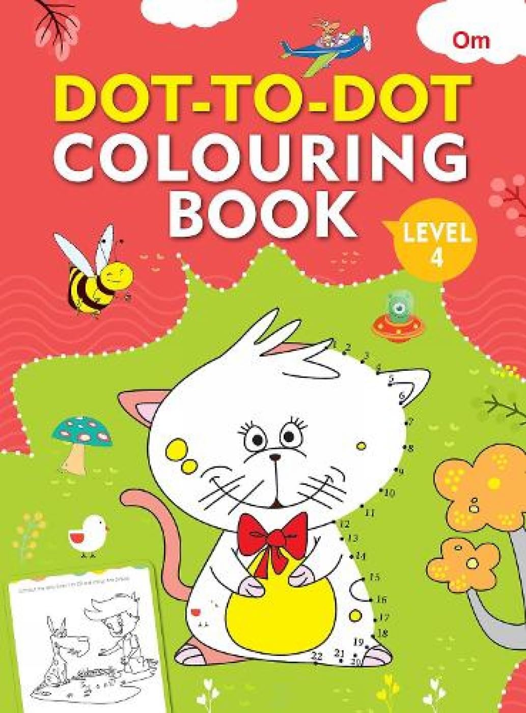 Colouring Book : Dot-to-dot Colouring Book Level 4