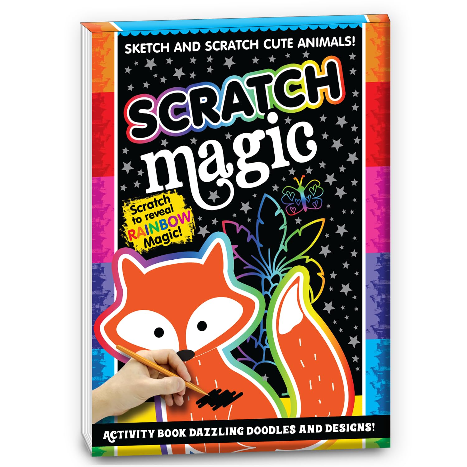 Scratch Magic Colouring Pad With Scratcher