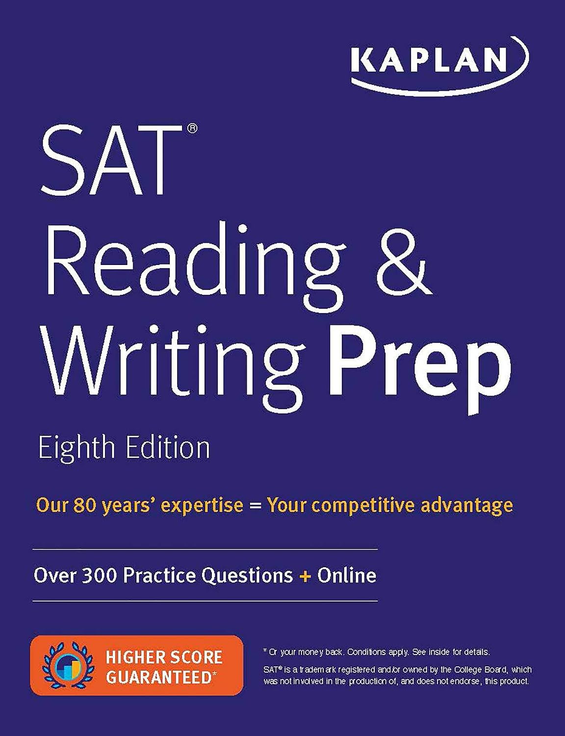 SAT Reading and Writing Prep: Over 300 Practice Questions + Online