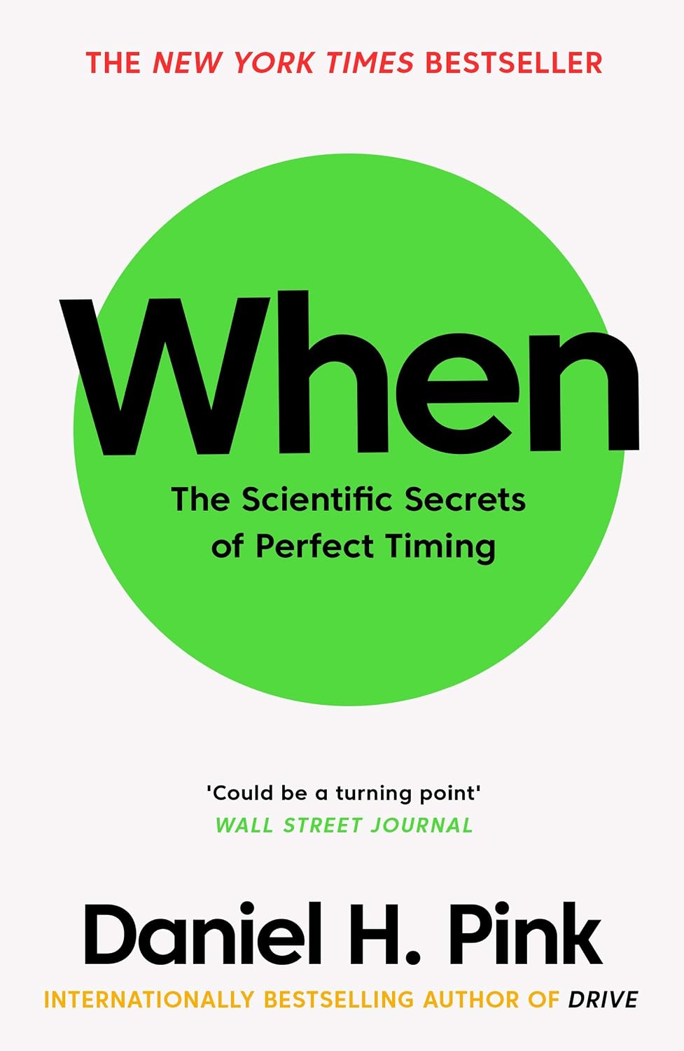 When: the Scientific Secrets of Perfect Timing
