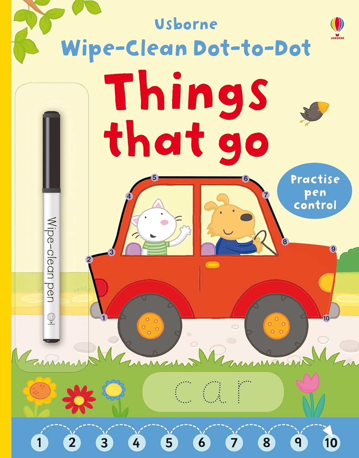 Wipe-Clean Dot-to-Dot - Things That Go