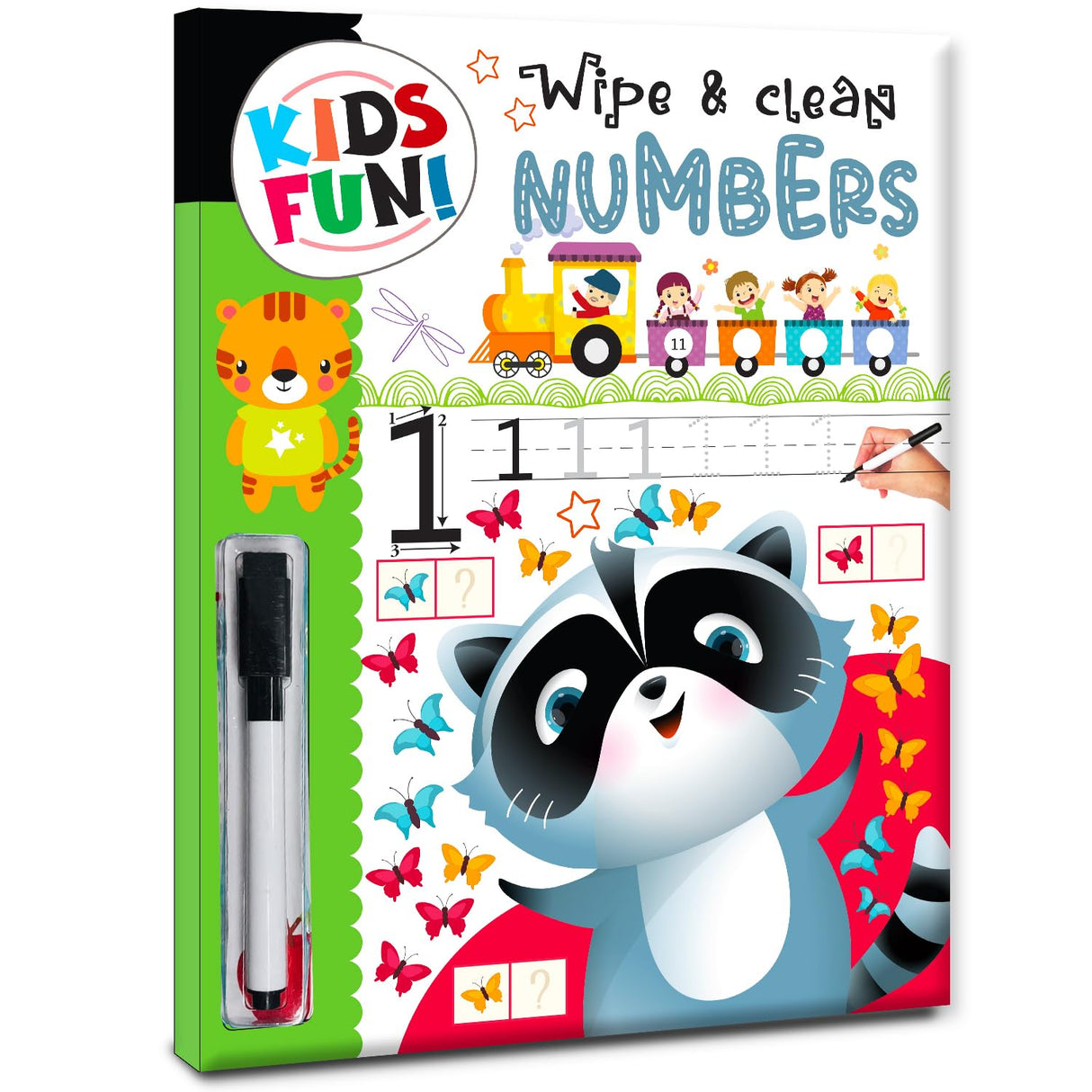 Kids Fun! Reusable Wipe and Clean Book