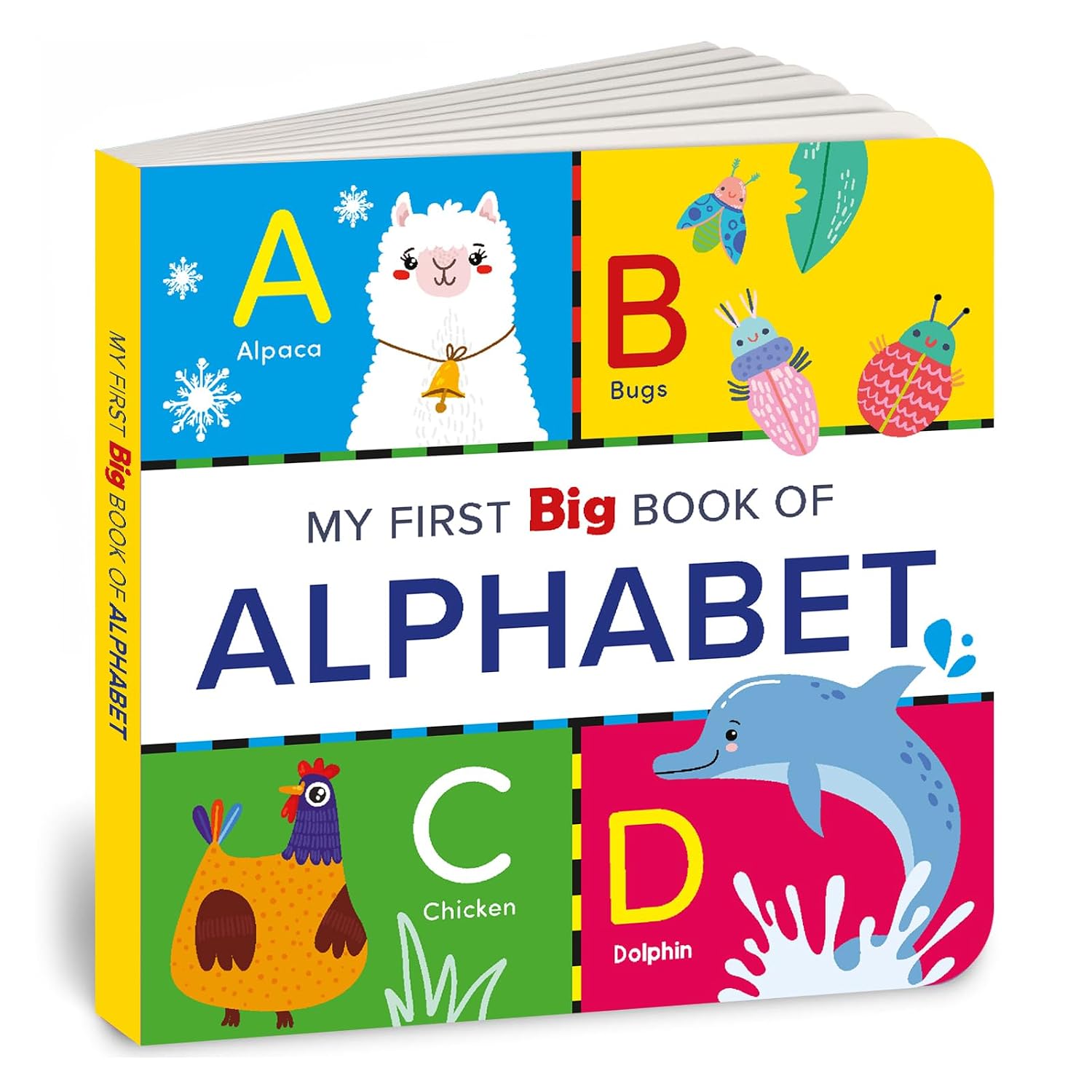 My First Big Book of Alphabet: Fun Abc Learning With Colorful Illustrations for Toddlers & Preschool Kids