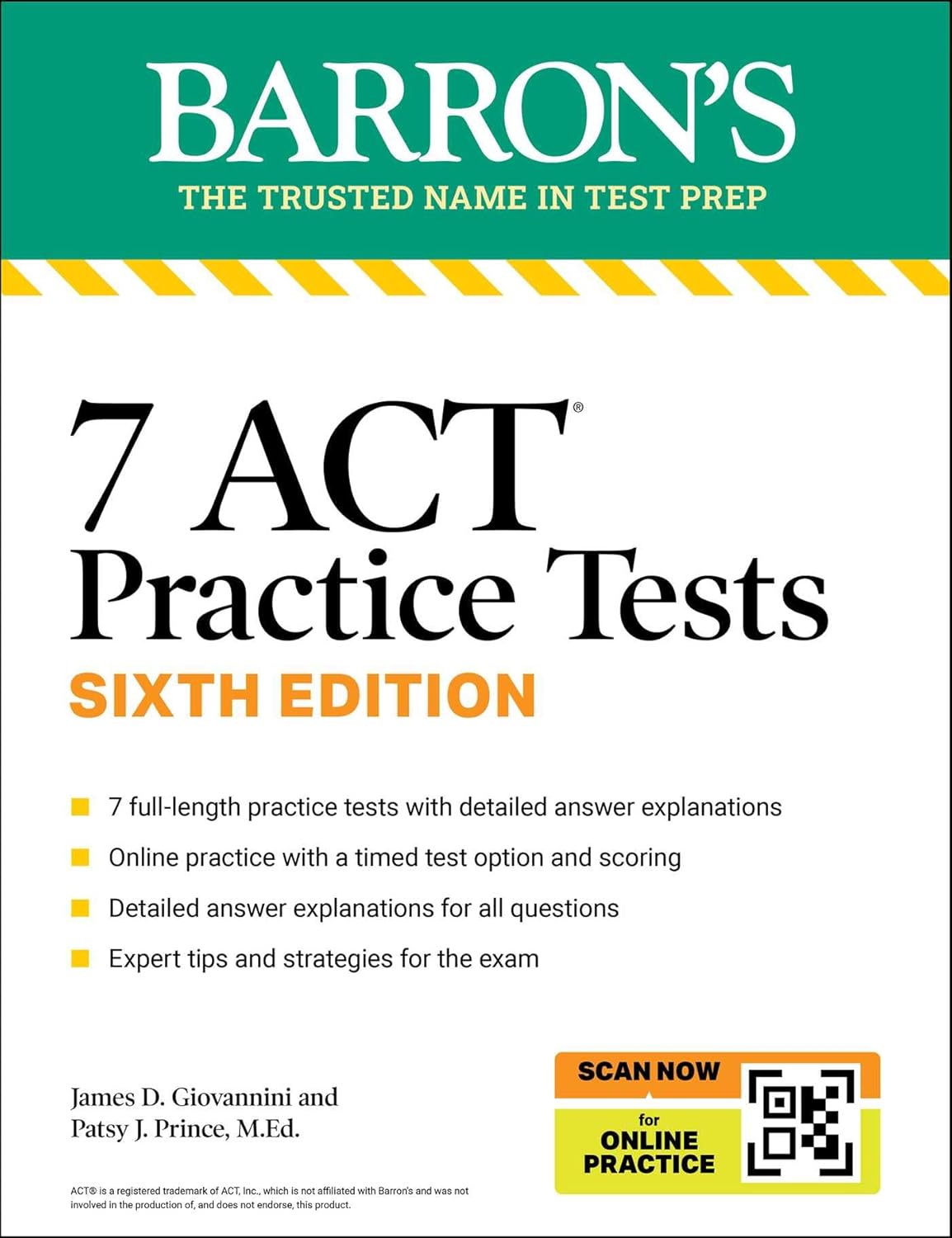 7 ACT Practice Tests, Sixth Edition