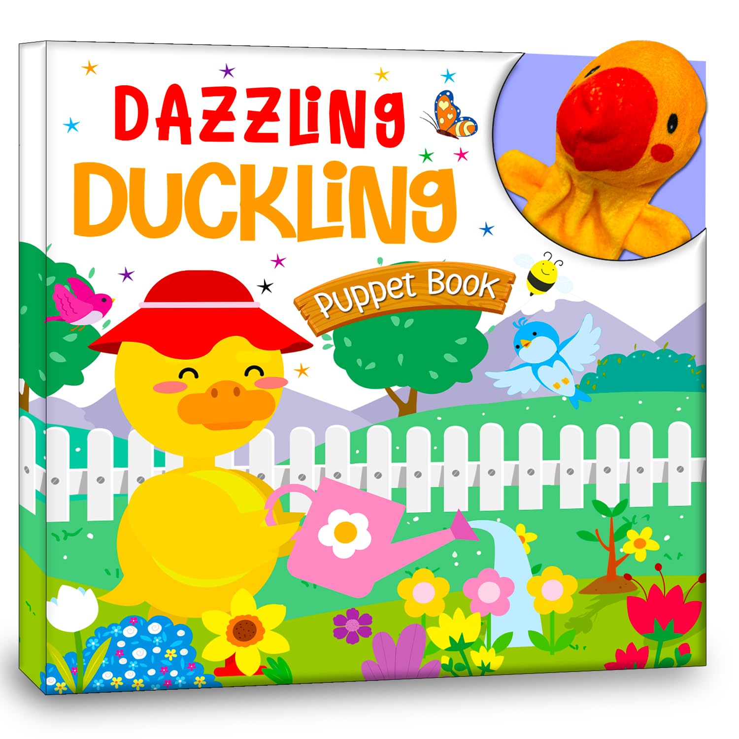 Finger Puppet Board Book: Dazzling Duckling