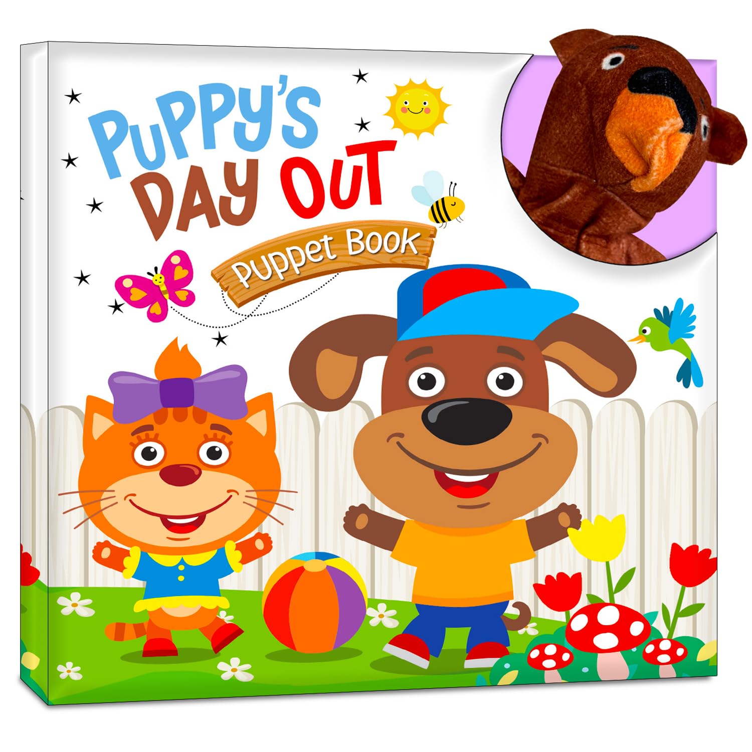 Finger Puppet Board Book: Puppy's Day Out
