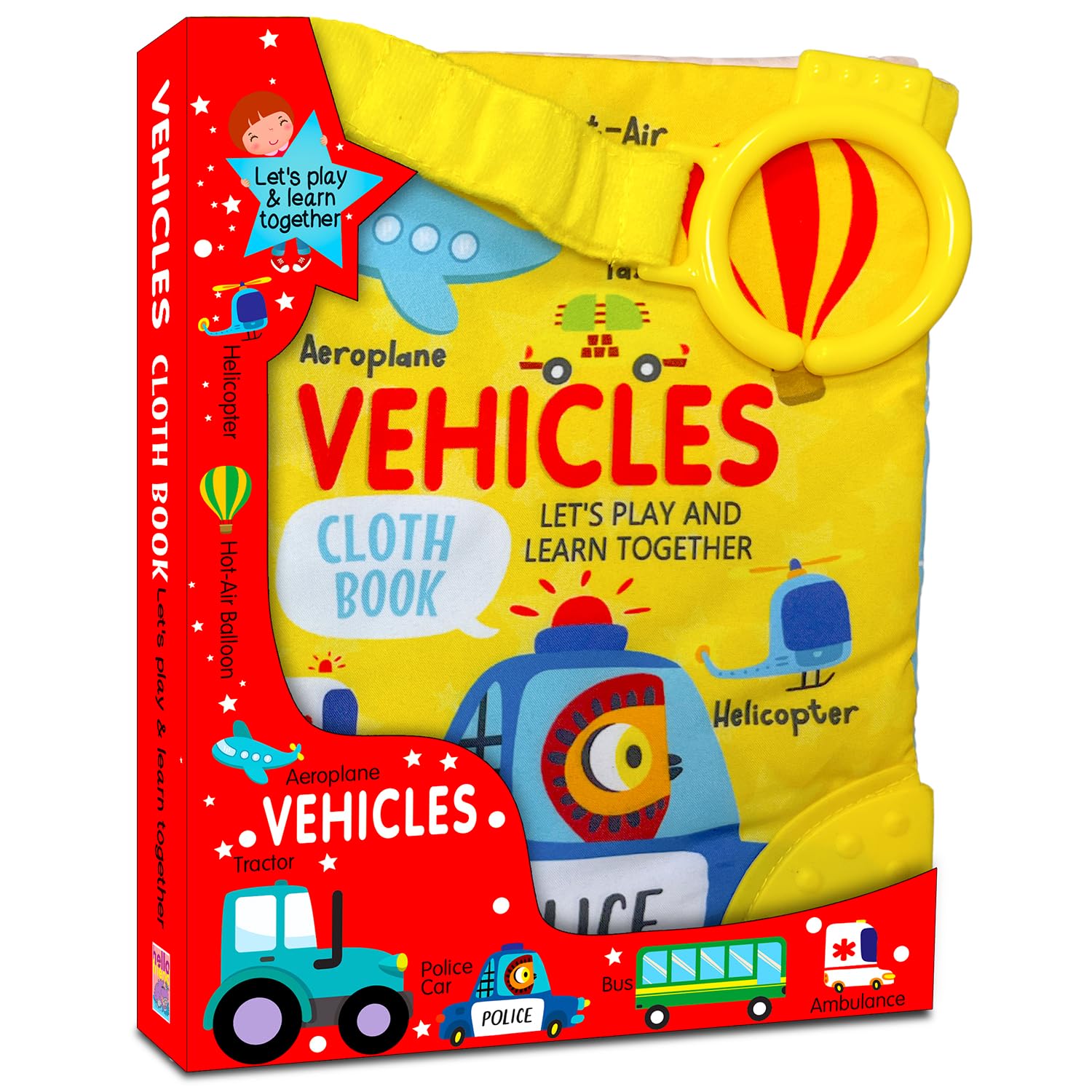 Vehicles Cloth Book