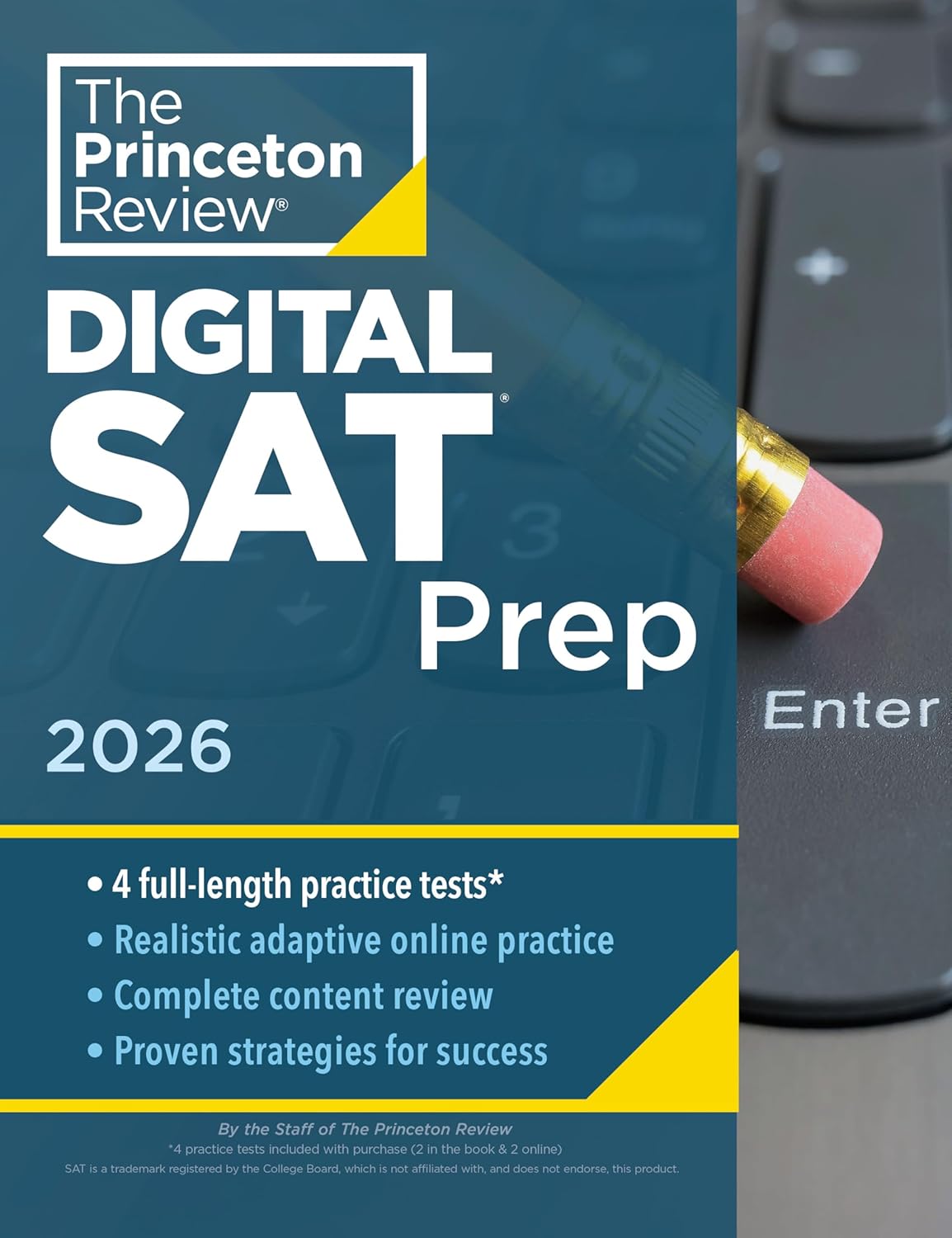 Princeton Review Digital Sat Prep, 2026