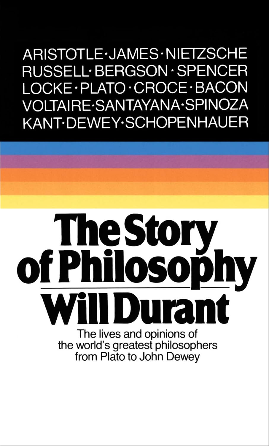 The story of philosophy: the lives and opinions of the greater philosophers from Plato to John Dewey