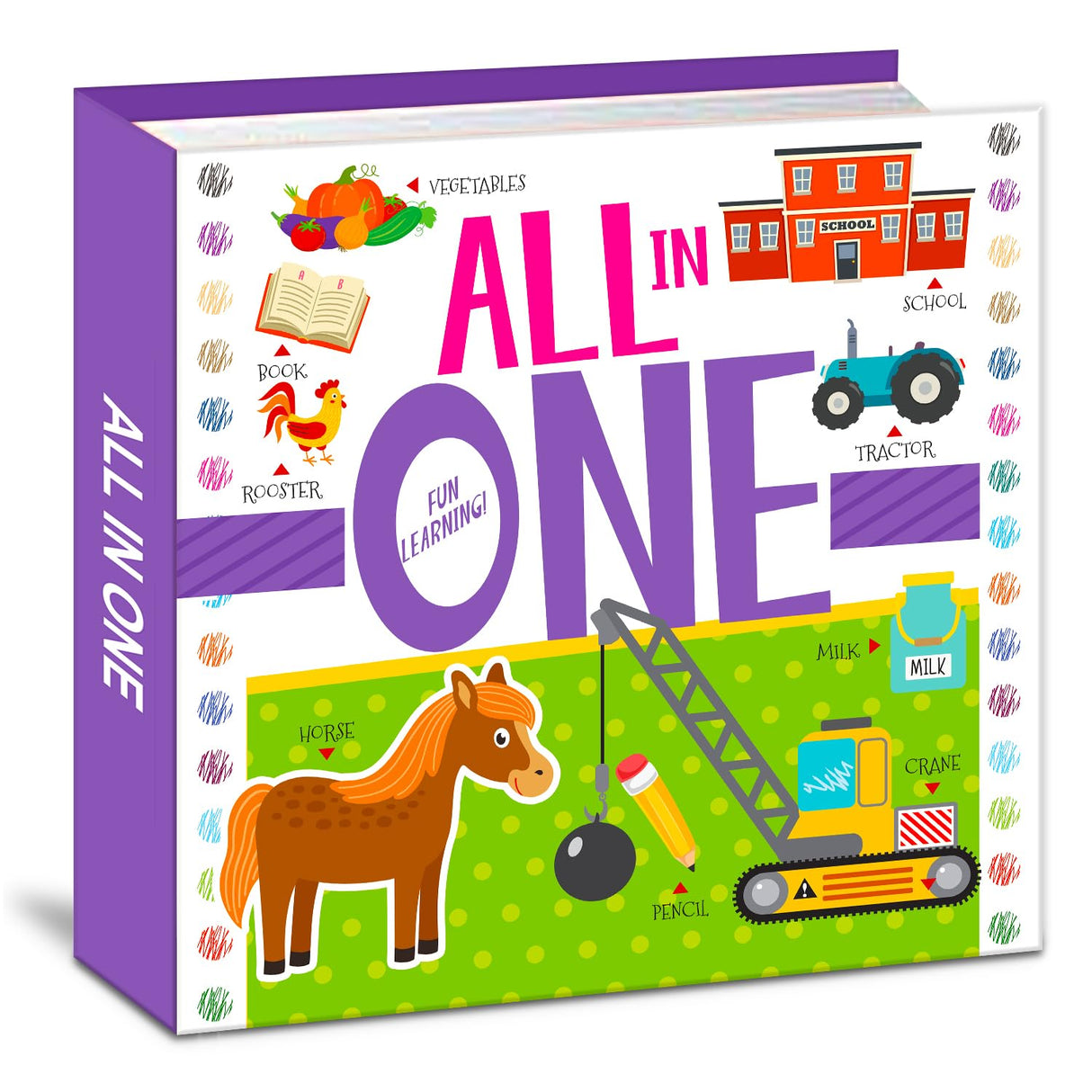 My First Large Padded Board Book: All in One