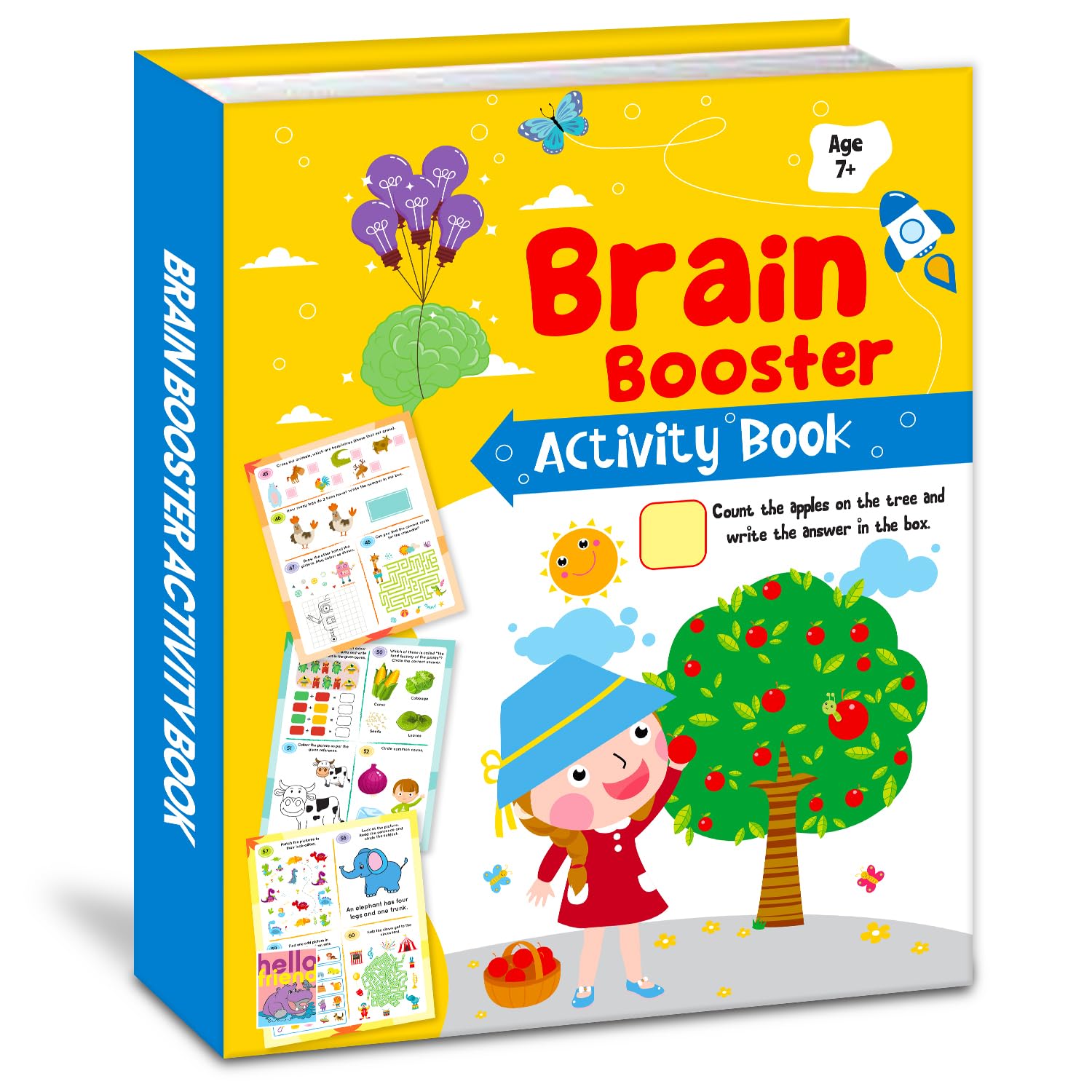 Brain Booster Activity Book for Kids 7+