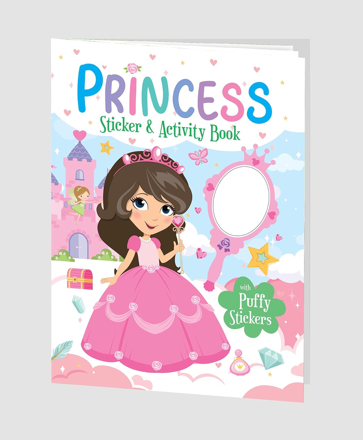Hello Friend Books Puffy Stickers Activity Book: Princess
