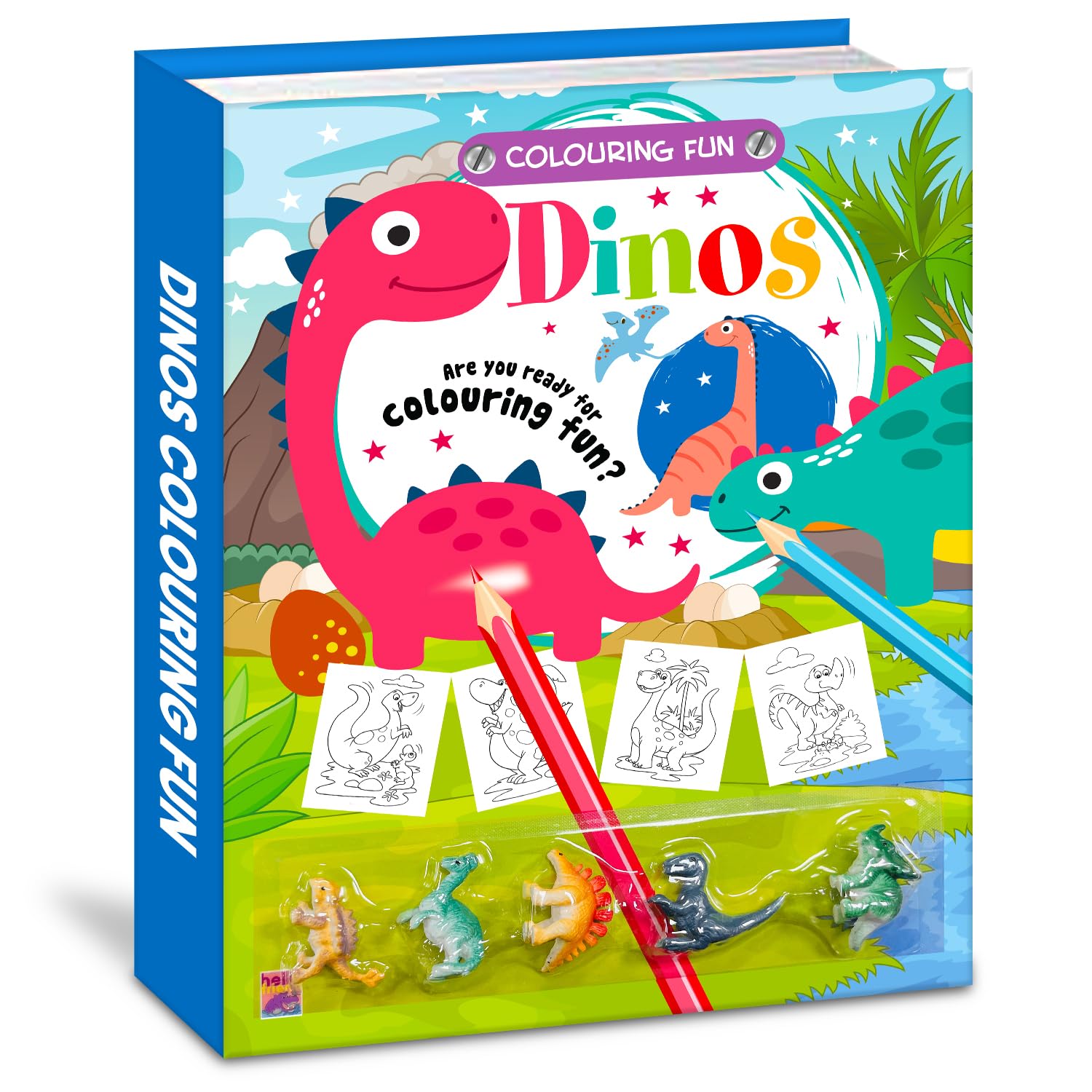 Colouring Fun Dinos - Coloring Activity Book for Creative Kids - for 6 to 8 Years Old Kids: a Colouring Book of Fun and Dinos Art Book for Kids