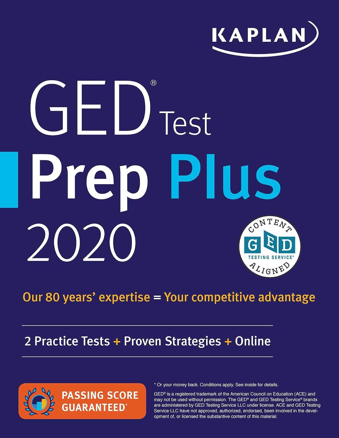 GED Test Prep Plus 2020: 2 Practice Tests + Proven Strategies + Online