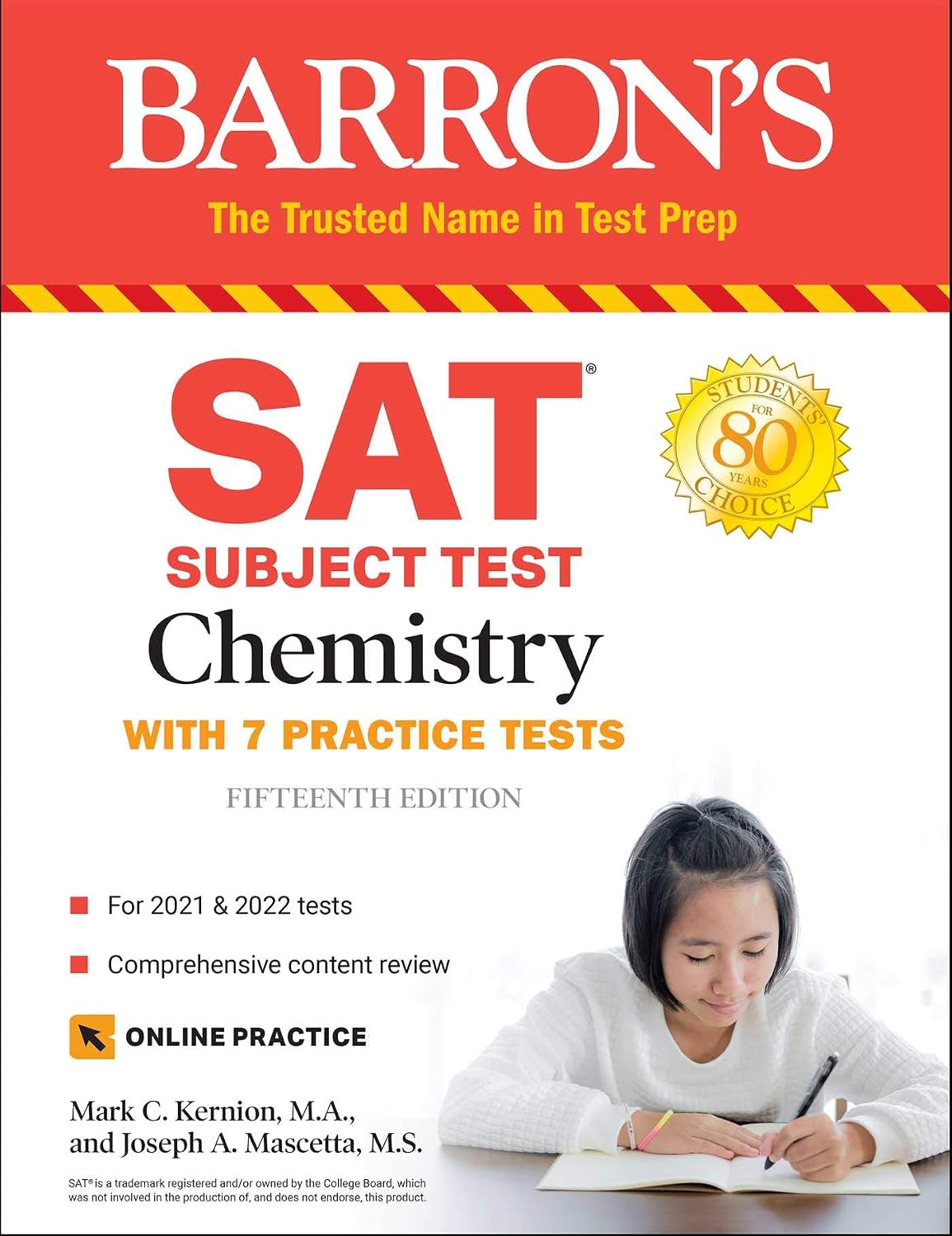 SAT Subject Test Chemistry: With 7 Practice Tests