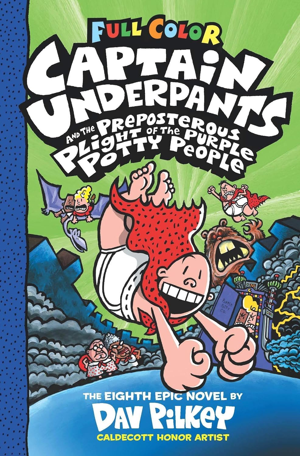 Captain Underpants #08: The Preposterous Plight of the Purple Potty People