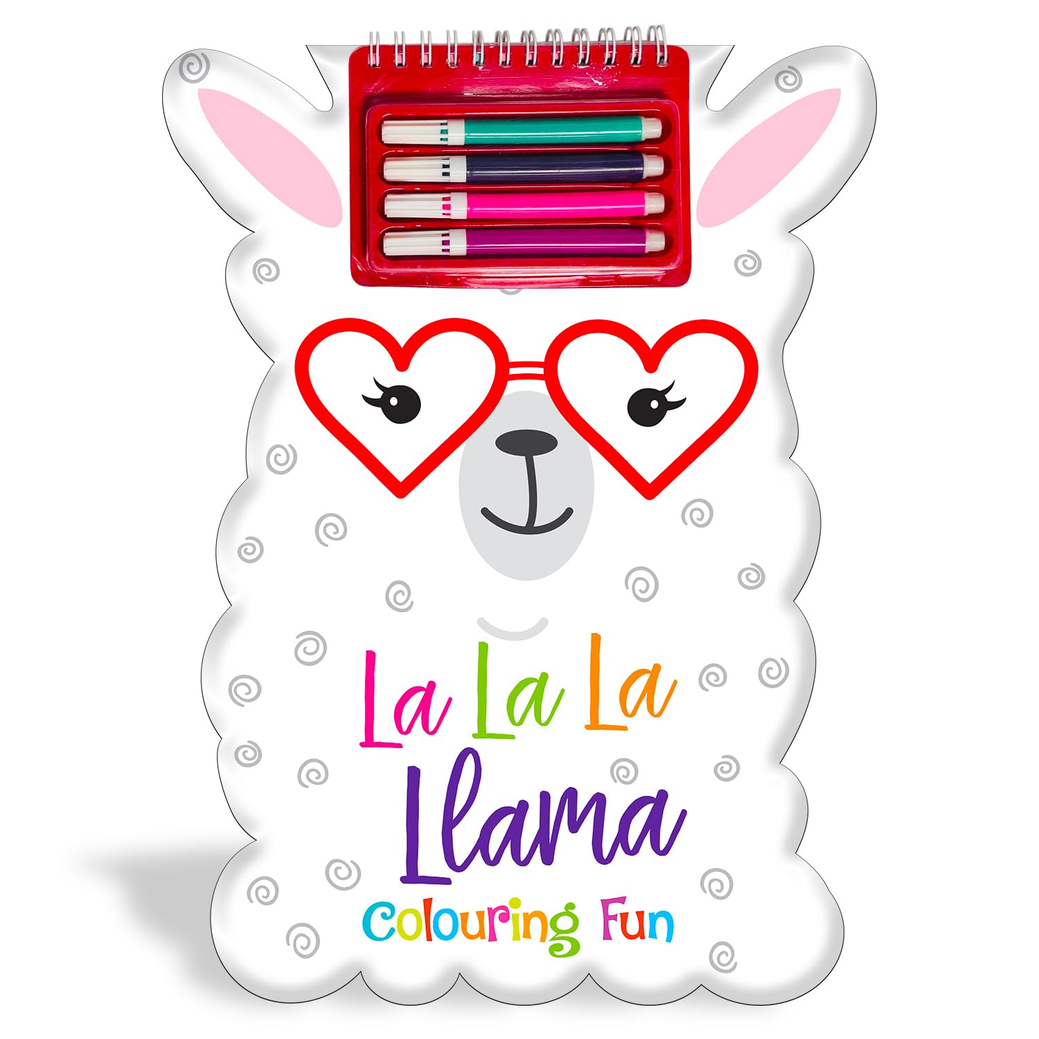 Shaped Colouring and Sticker Pad: La La Llama