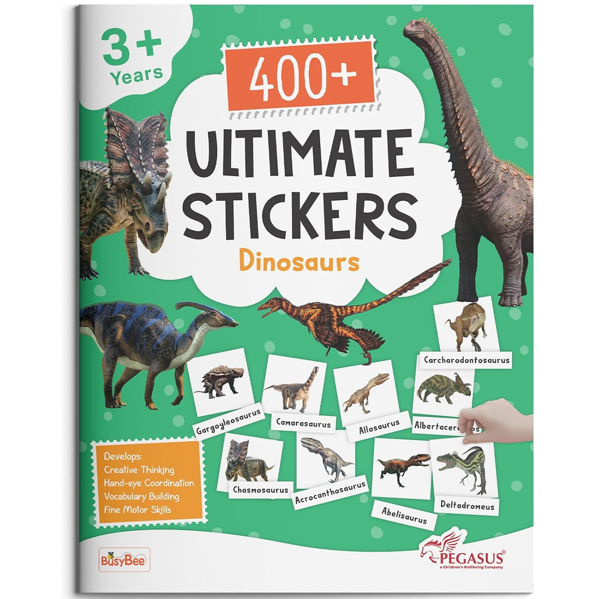 400+ Ultimate Stickers Book: Dinosaurs