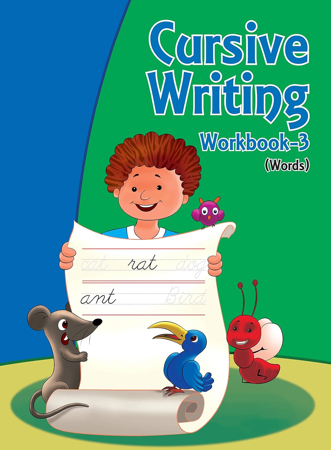 Cursive Writing Workbook -3 for Kids (words)