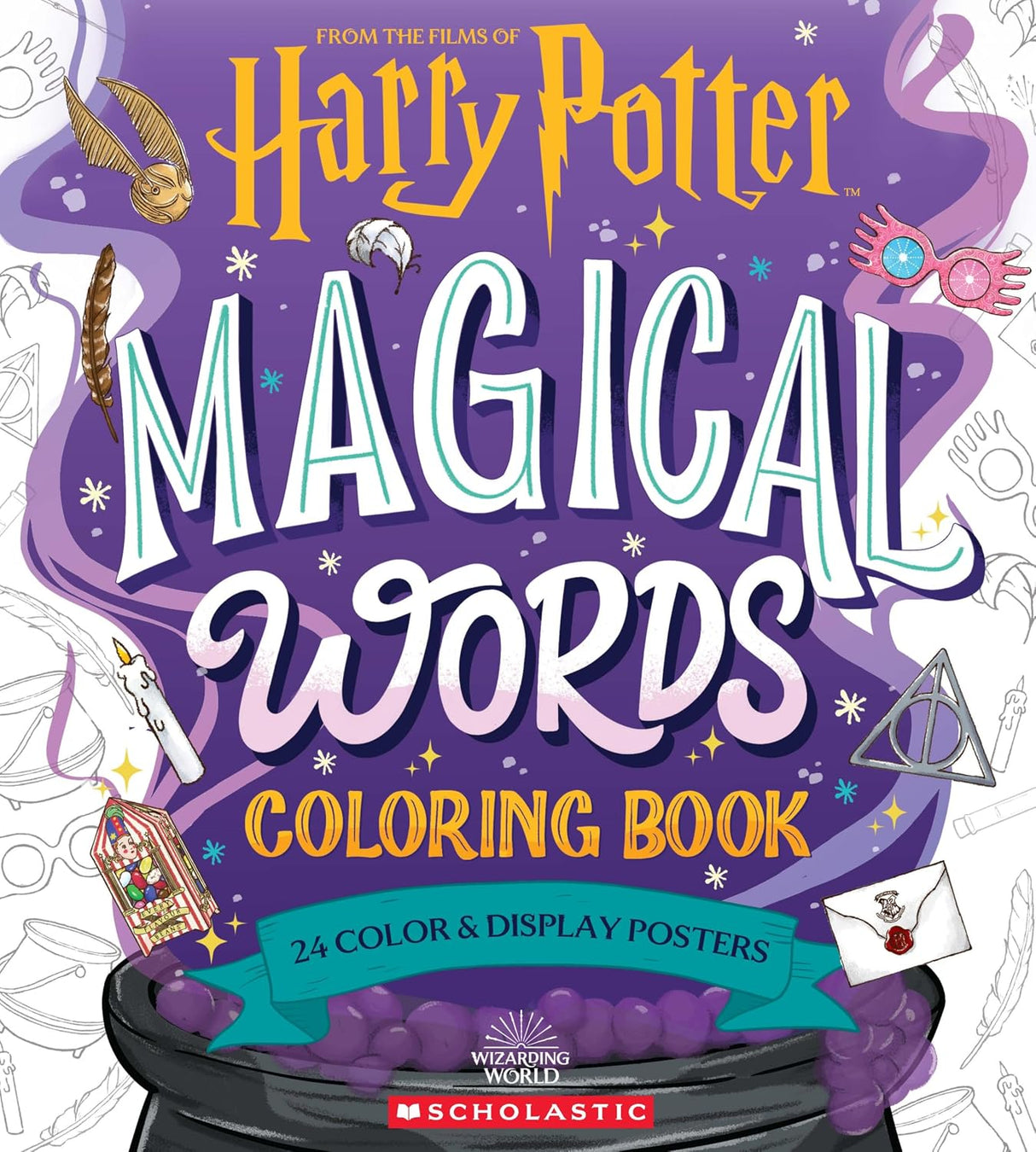 Harry Potter Magical Words Coloring Book