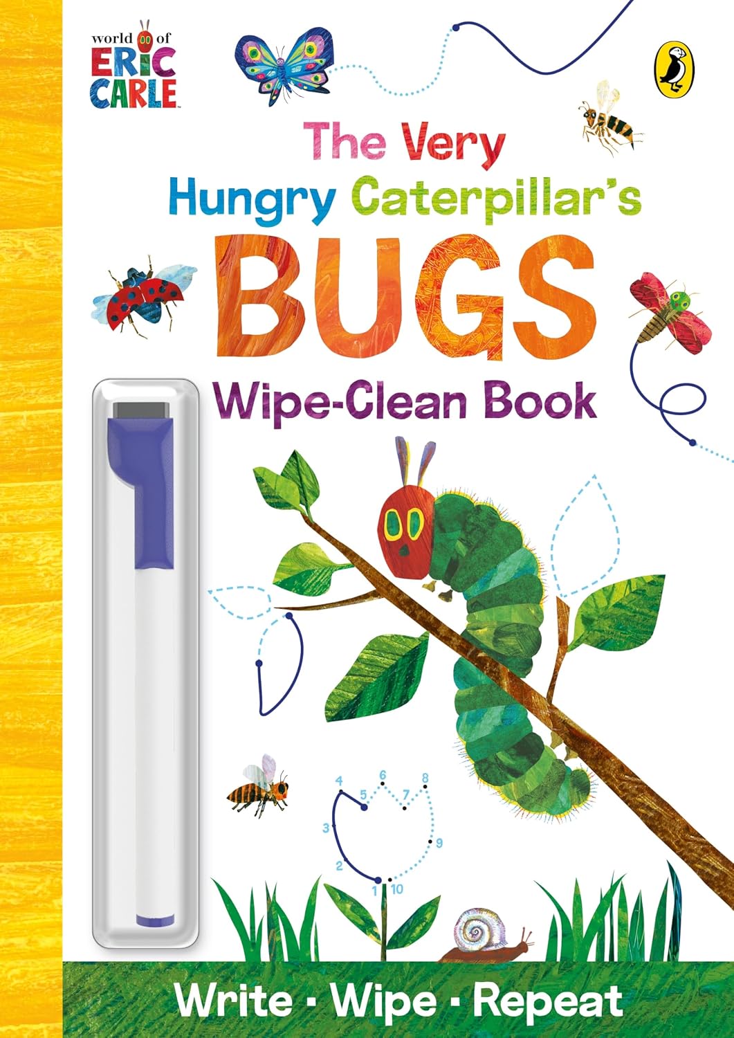 The Very Hungry Caterpillar’s Bugs: Wipe-clean Board Book