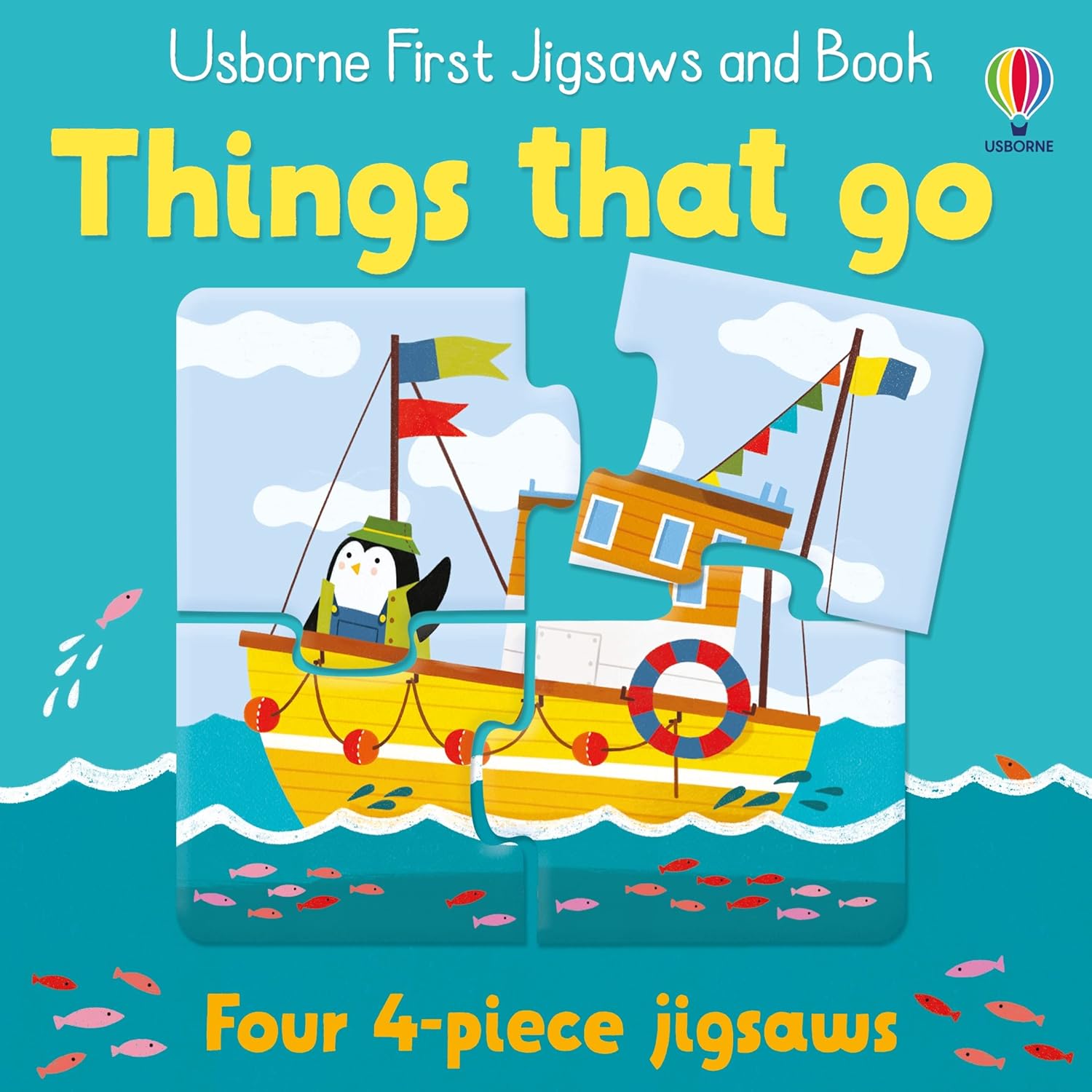 Usborne First Jigsaws and Book: Things That Go
