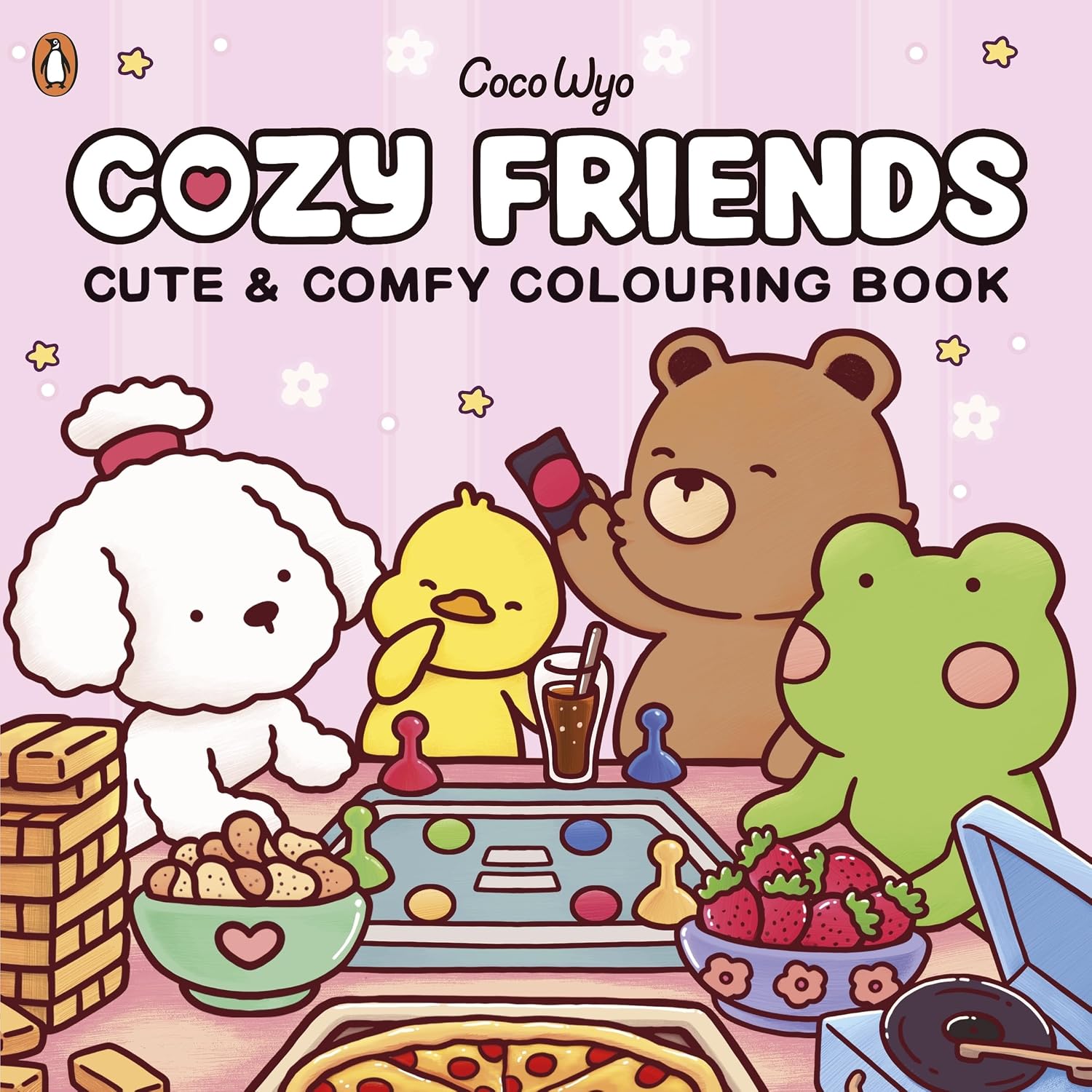 Cozy Friends: Coloring Books for Adults