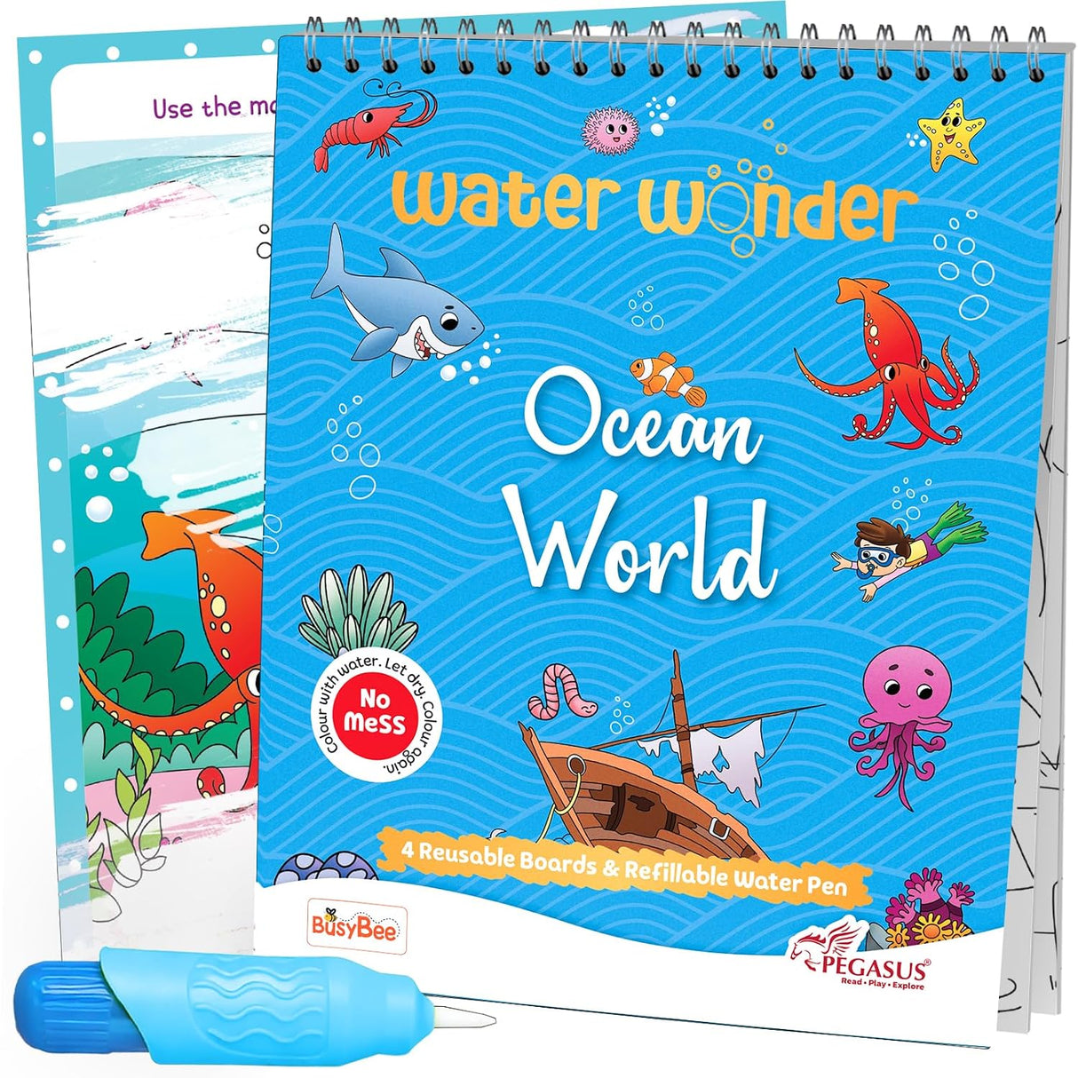 Reusable Magic Water Coloring Book