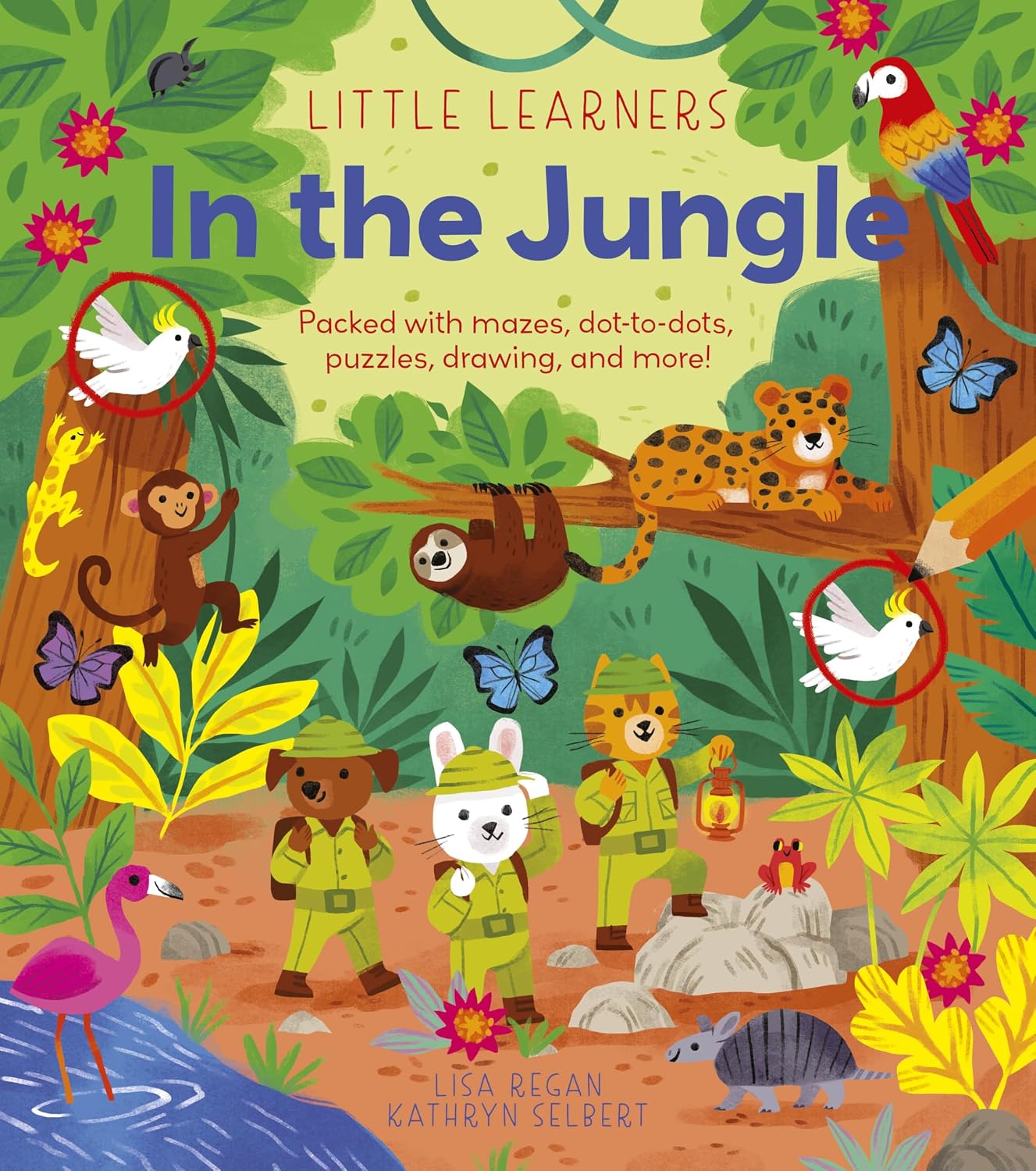 Little Learners: In the Jungle: Packed with Mazes, Dot-to-dots, Puzzles, Drawing, and More!