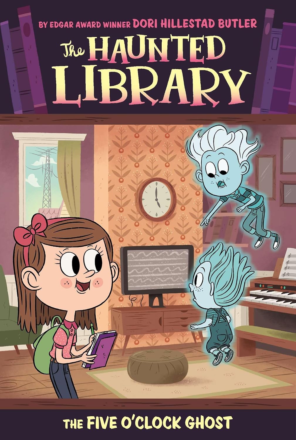 The five o'clock ghost: The Haunted Library, 4