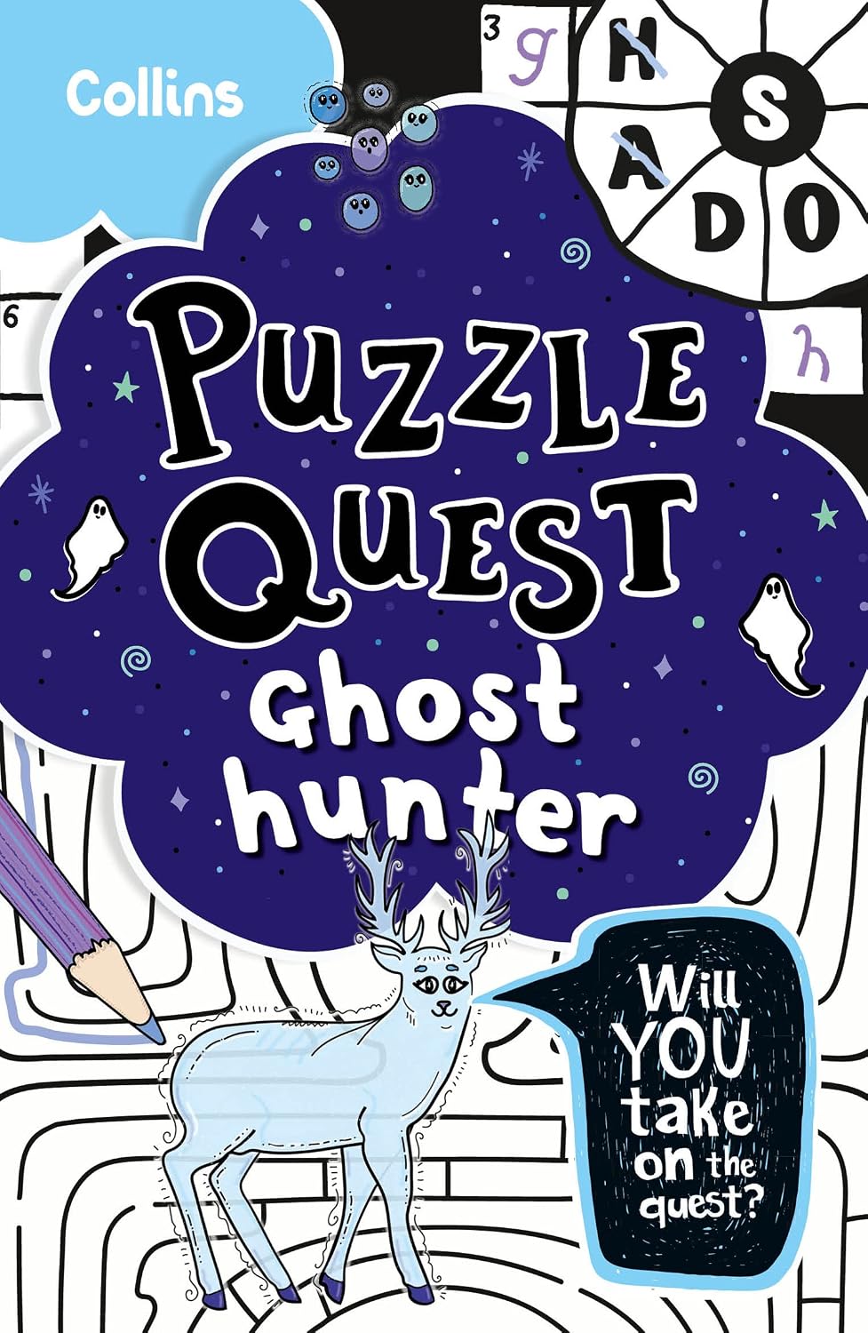 Ghost Hunter: Solve More Than 100 Puzzles in This Adventure Story for Kids Aged 7+