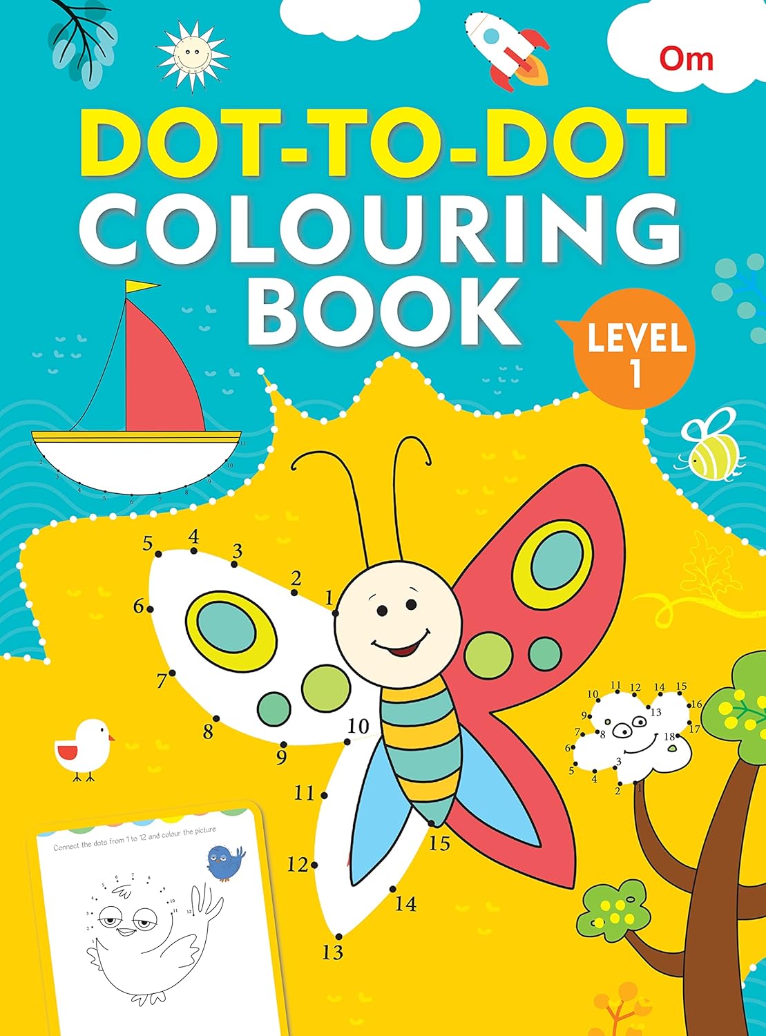 Dot-to-Dot Colouring Book Level 1