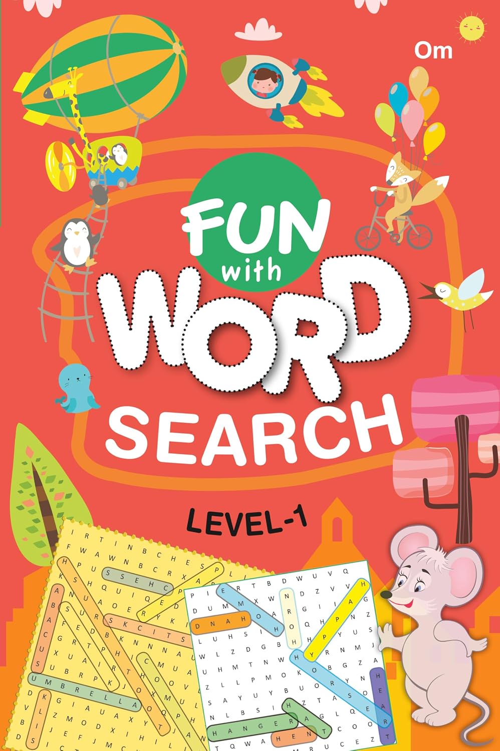 Fun With Word Search Level-1 - Word Puzzles Activity Books for Kids - Word Search Book With Solutions