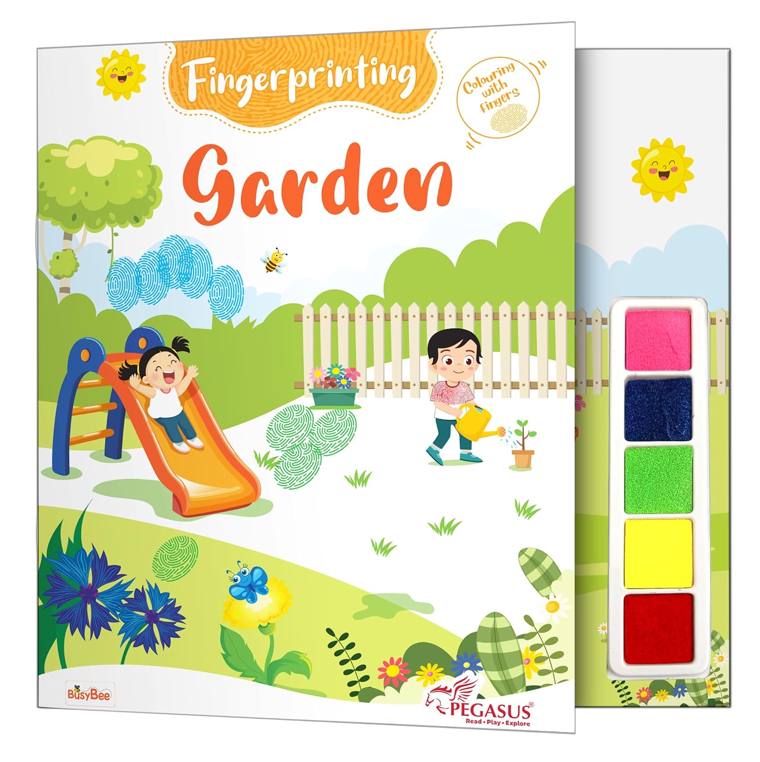Fingerprint Coloring Book – Garden